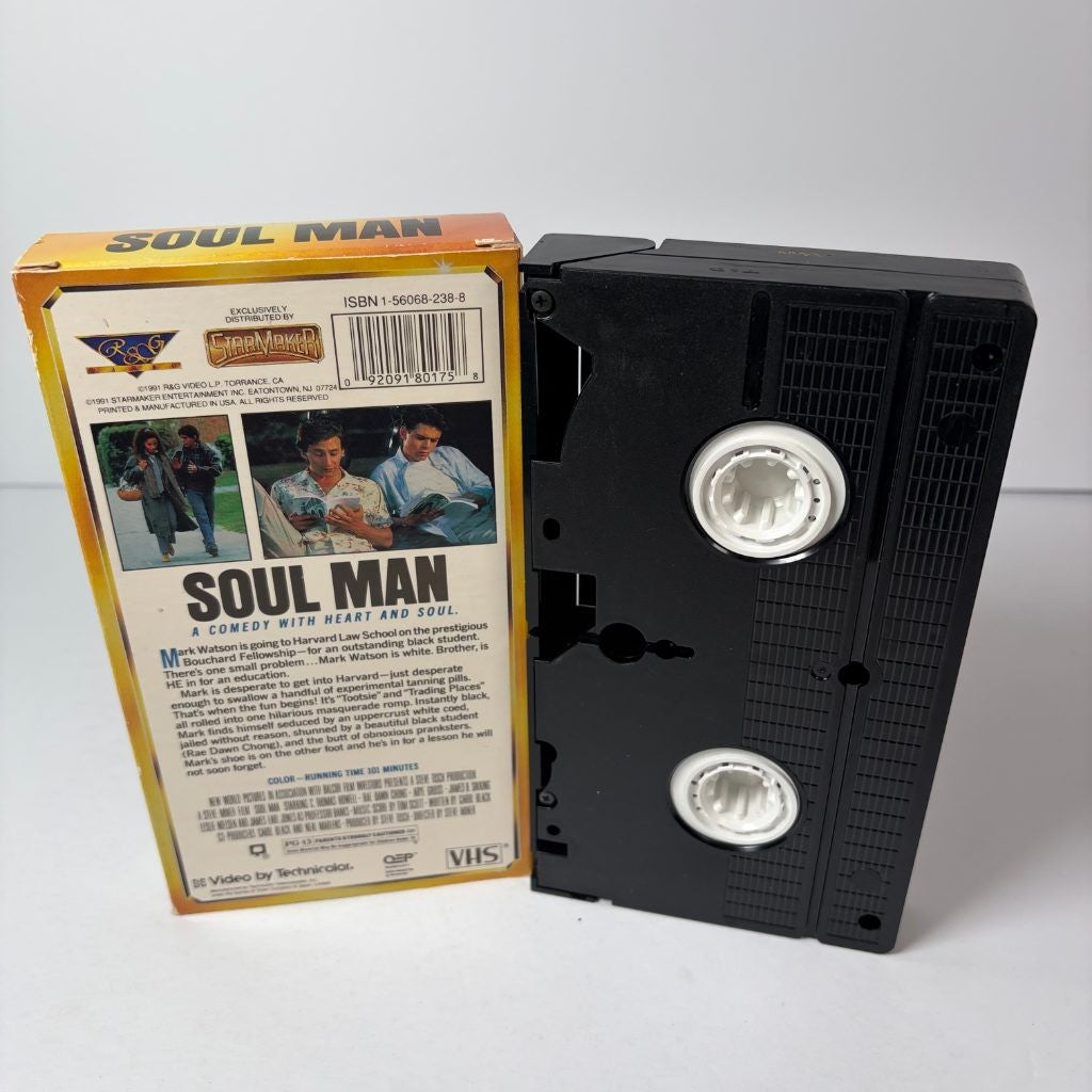 Soul Man VHS 1986 Comedy C Thomas Howell Rae Dawn Chong New World Video