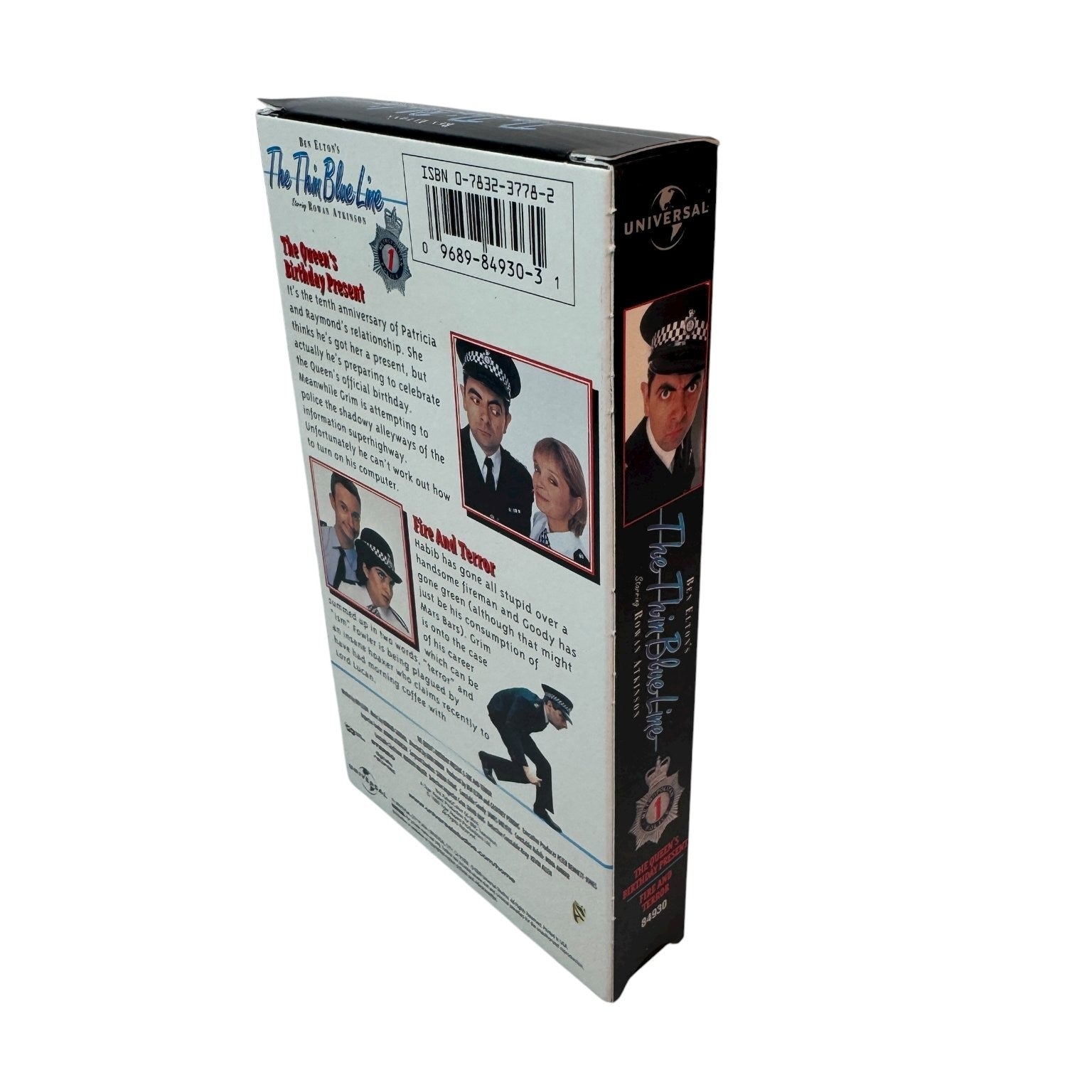 The Thin Blue Line VHS 1996 Comedy Rowan Atkinson Universal
