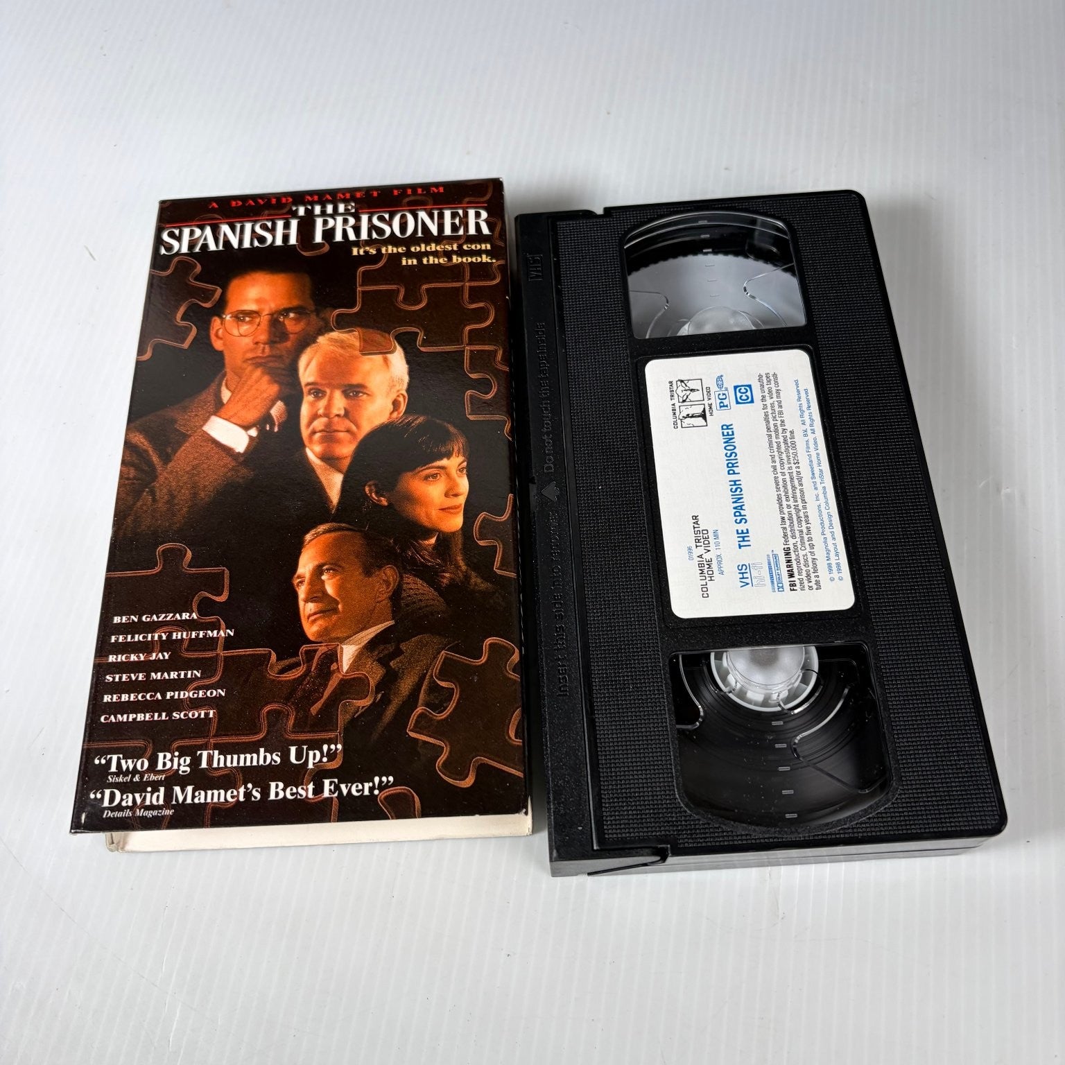 The Spanish Prisoner VHS 1997 Thriller Original Release Columbia Pictures