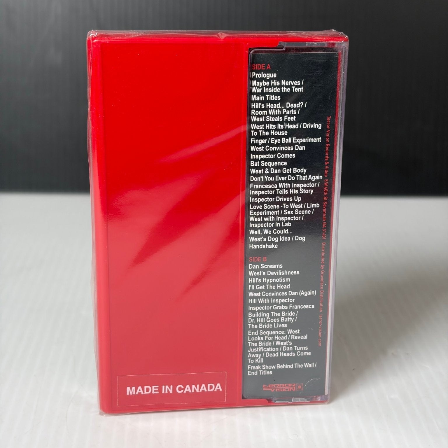 Richard Band Bride of Re-Animator Soundtrack Cassette 2021 Terror Vision
