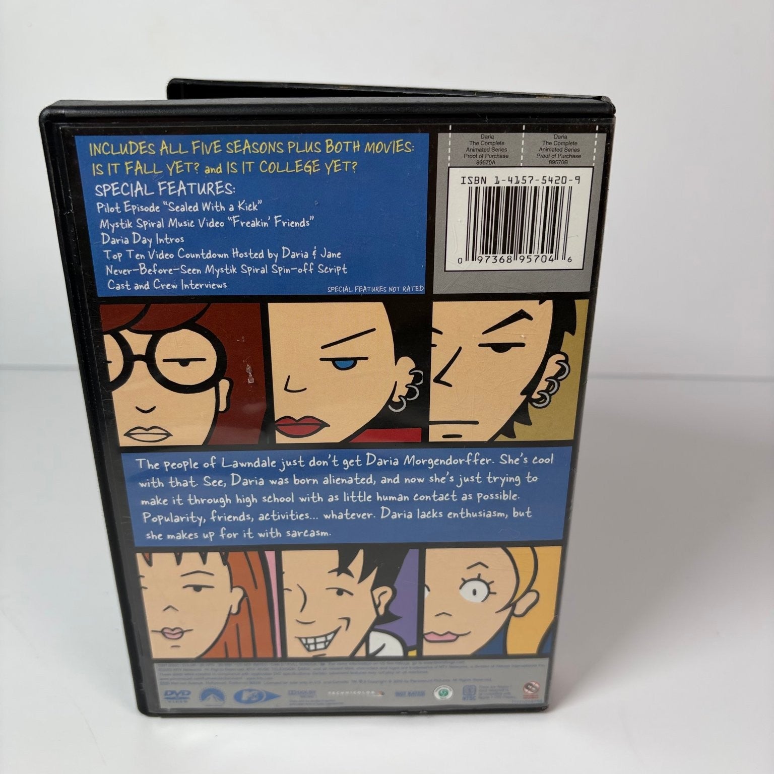 Daria: The Complete Animated Series DVD 2010 All 5 Seasons, 2 Movies, Special