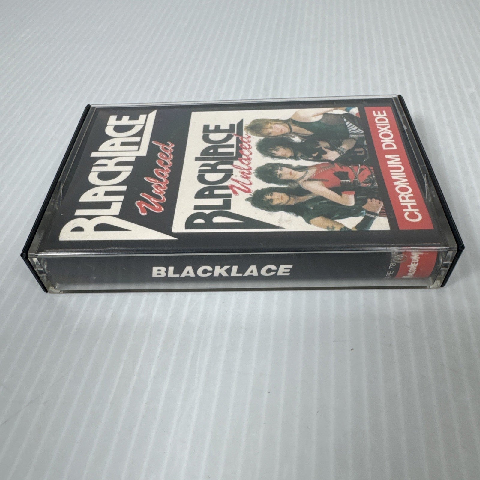 Blacklace Unlaced Cassette Tape Glam Rock Heavy Metal 1984 Mausoleum Rare
