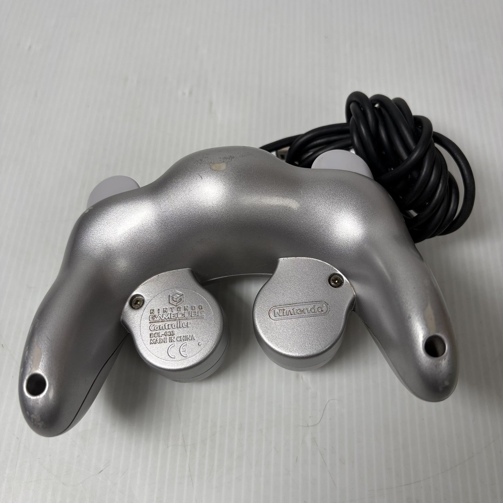 Nintendo GameCube Controller DOL-003 Silver Wired Original Official GC Accessory