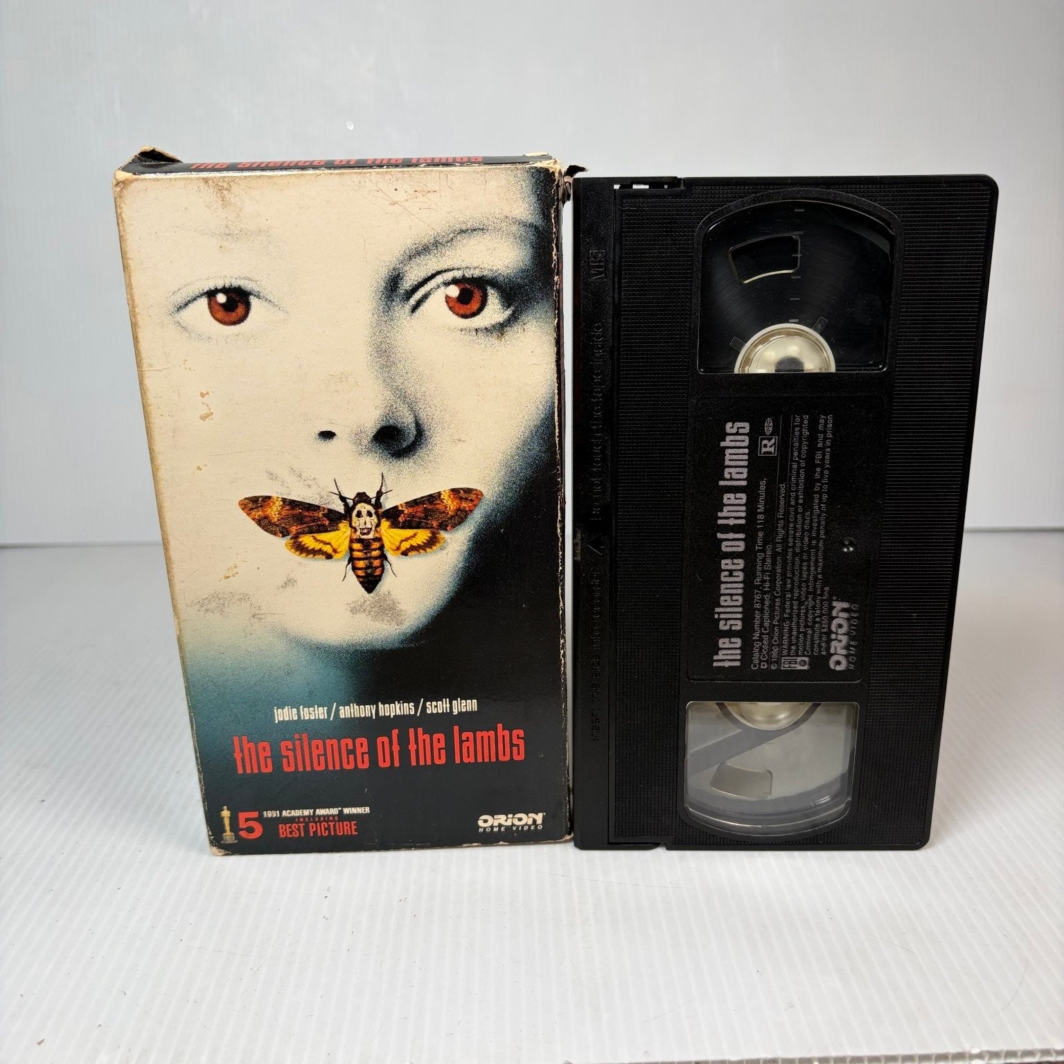 The Silence of the Lambs VHS 1991 Horror Thriller Orion Home Video