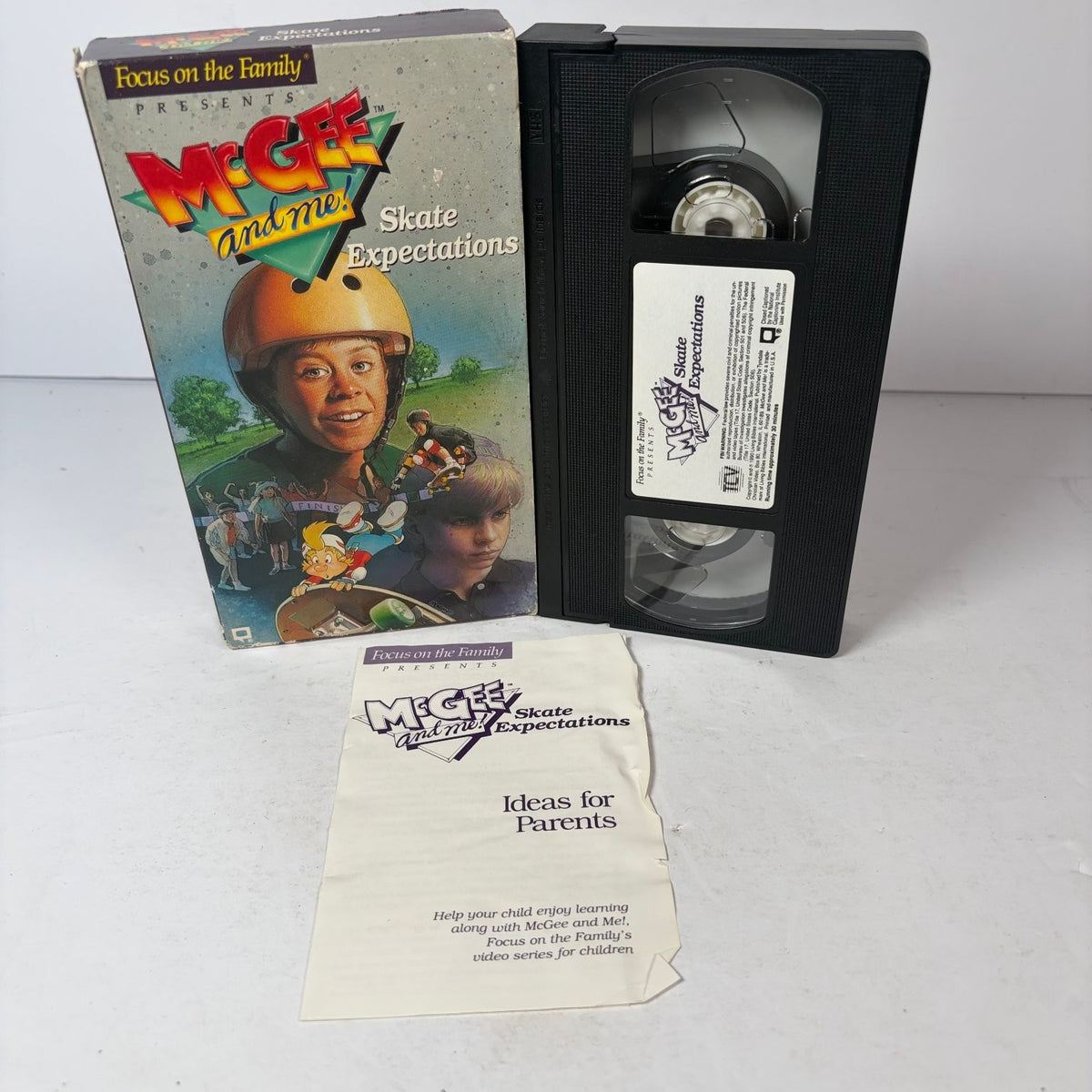 McGee and Me! Skate Expectations VHS 1989 Children's Focus on the Family