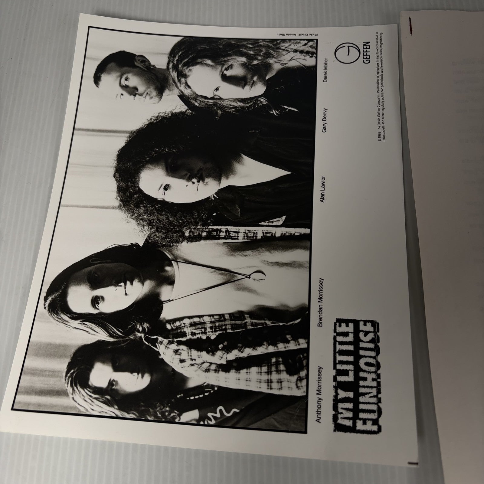 My Little Funhouse Geffen Records 1992 Press Kit Promo Photo Bio Sheet Rock Pop
