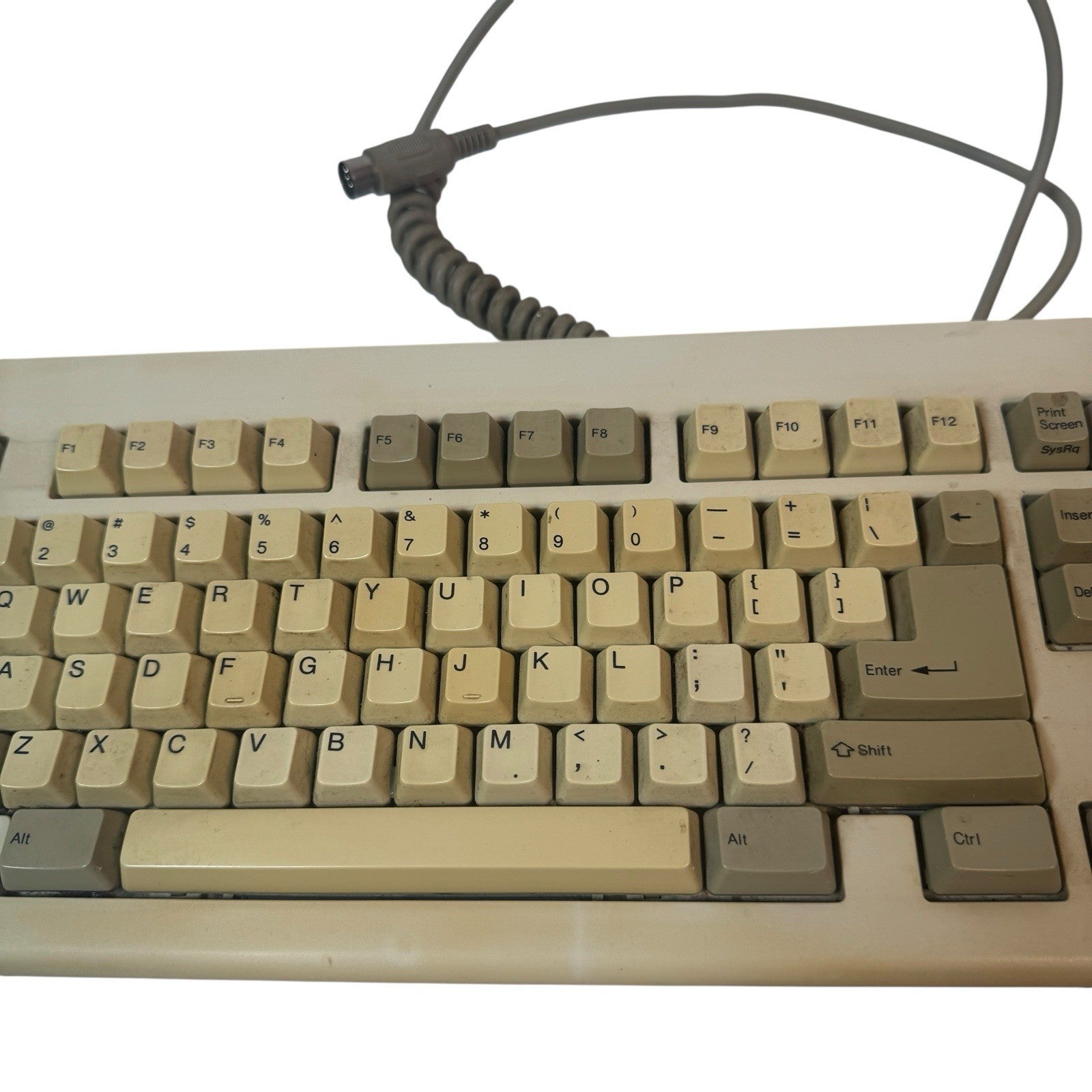 Vintage Chicony KB-5311 Mechanical Keyboard Coiled Cable Thailand