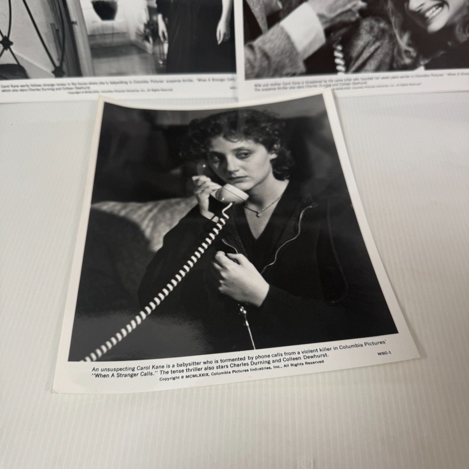 Lot of 3 When a Stranger Calls 1979 8x10 Movie Stills Carol Kane Horror