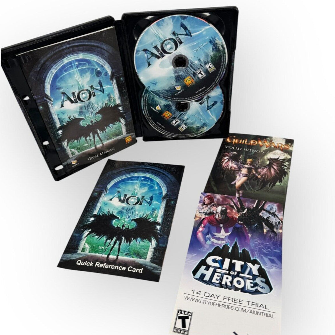 4 PC Games Lot Empire Earth w/ Expansion, AION & Medal of Honor Allied Assault