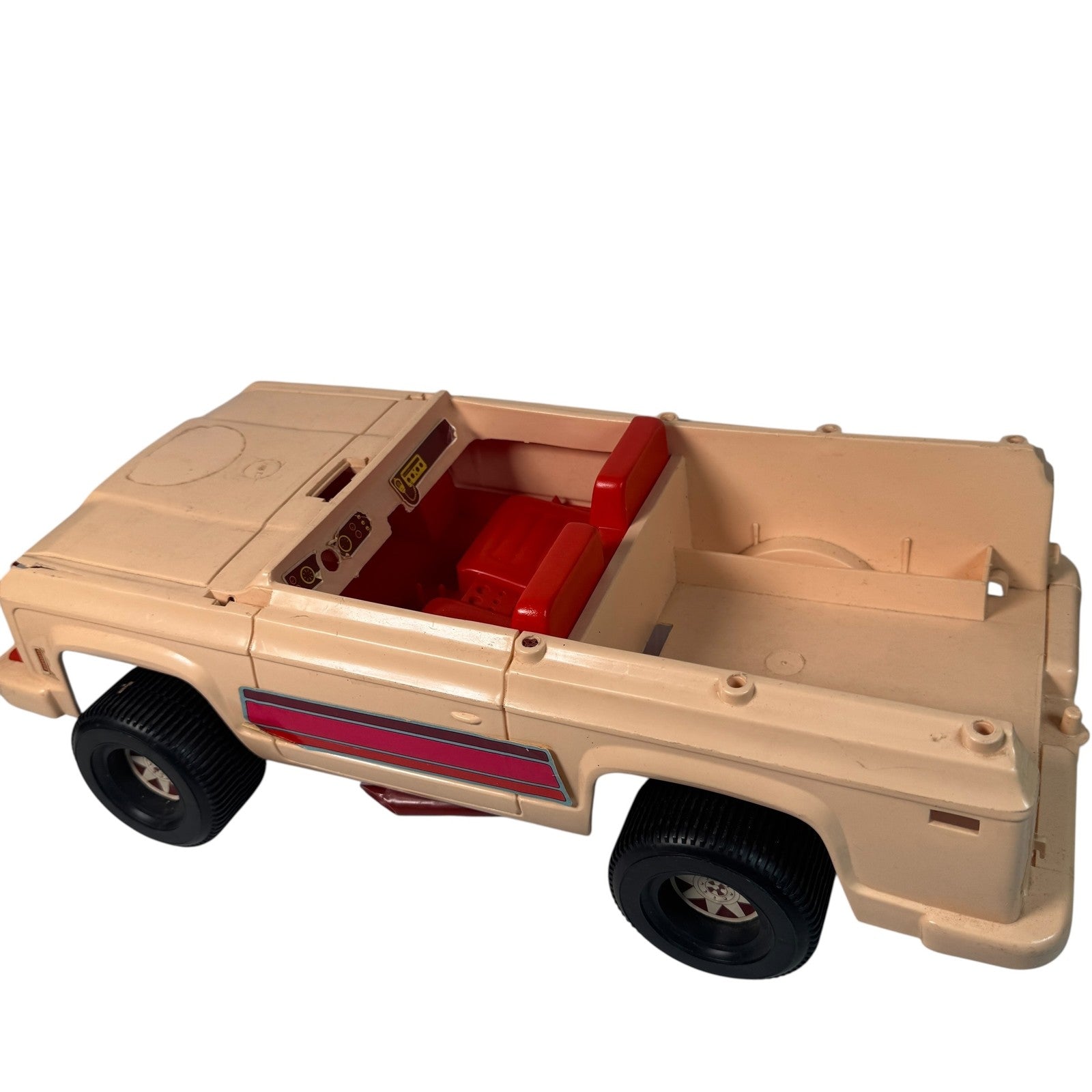 Vintage Barbie Western Camper Truck Horse Trailer 1970s Mattel AS IS Heavy Wear