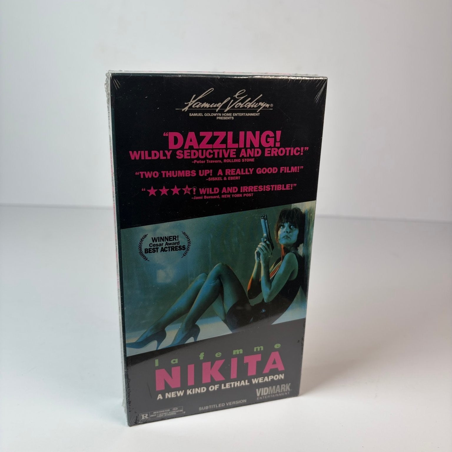 La Femme Nikita VHS 1991 Action-Thriller Subtitled Samuel Goldwyn Company