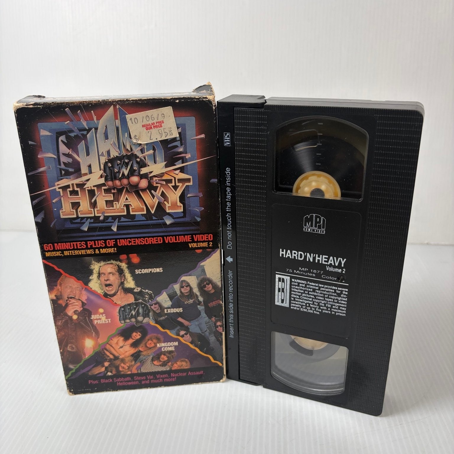 Hard n Heavy Volume 2 VHS 1989 Heavy Metal Music Videos MPI