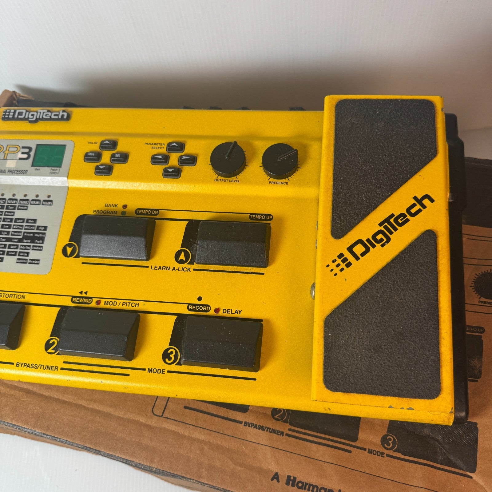 Digitech RP-3 RP3 In Box Multi Effects Unit Pedal Working Tested
