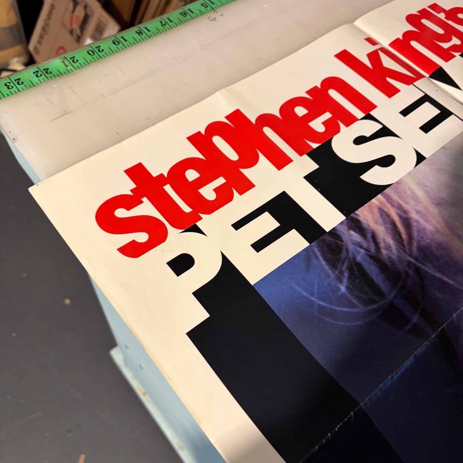 Stephen King's Pet Sematary Original 1989 One Sheet Horror Movie Poster 27"x40"