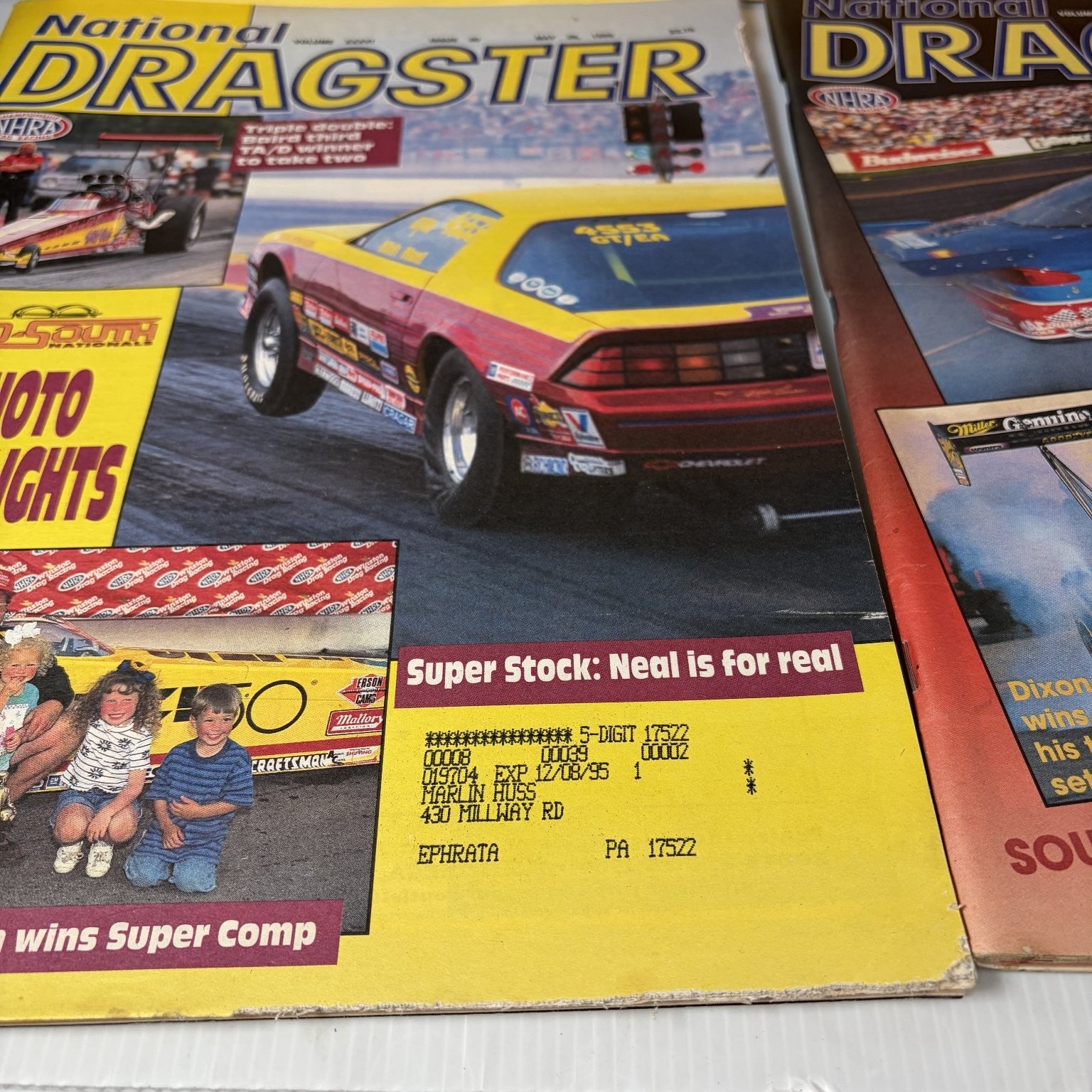 Lot of 20 National Dragster Magazine May - July 1995 NHRA Racing
