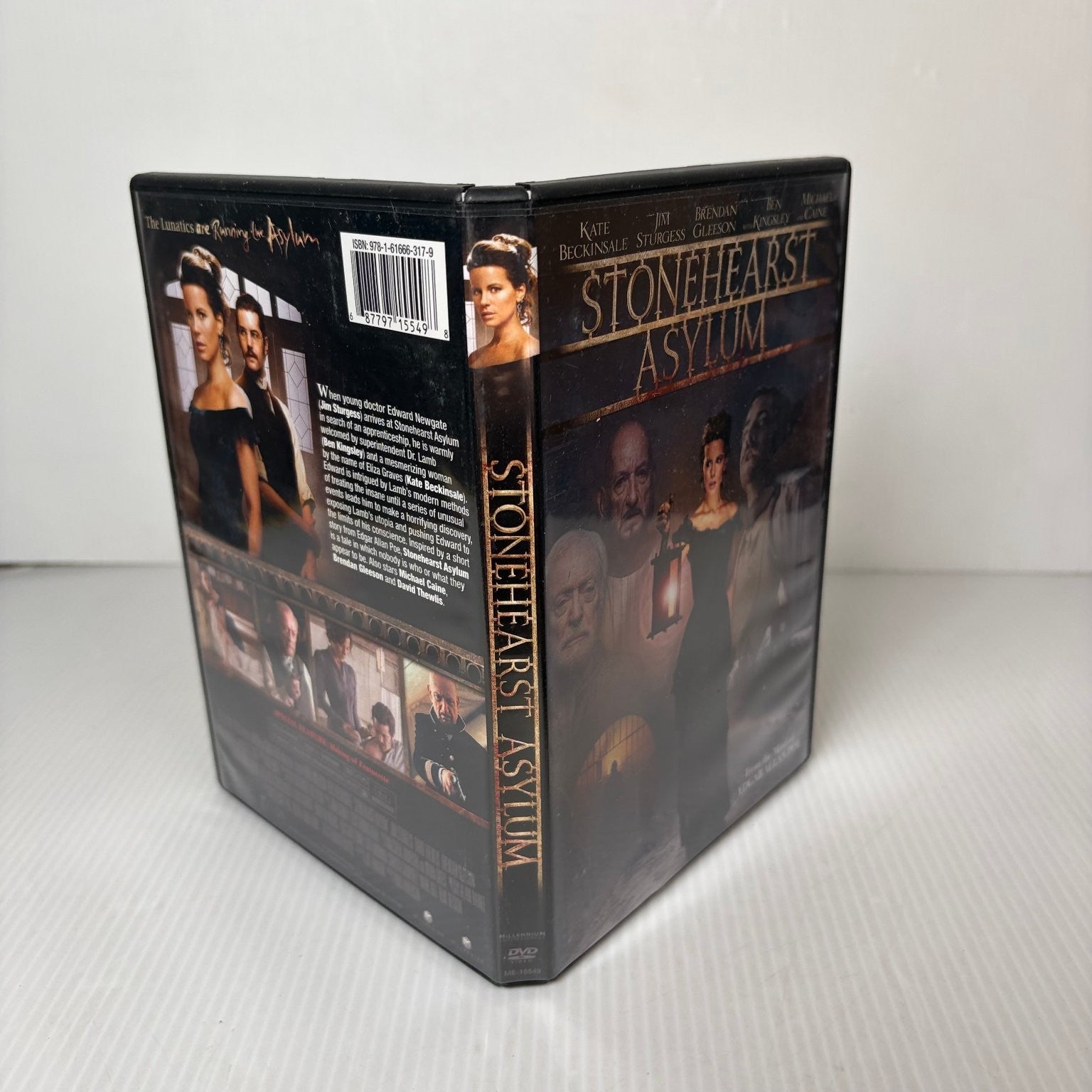 Stonehearst Asylum DVD 2014 Kate Beckinsale Ben Kingsley Michael Caine Thriller