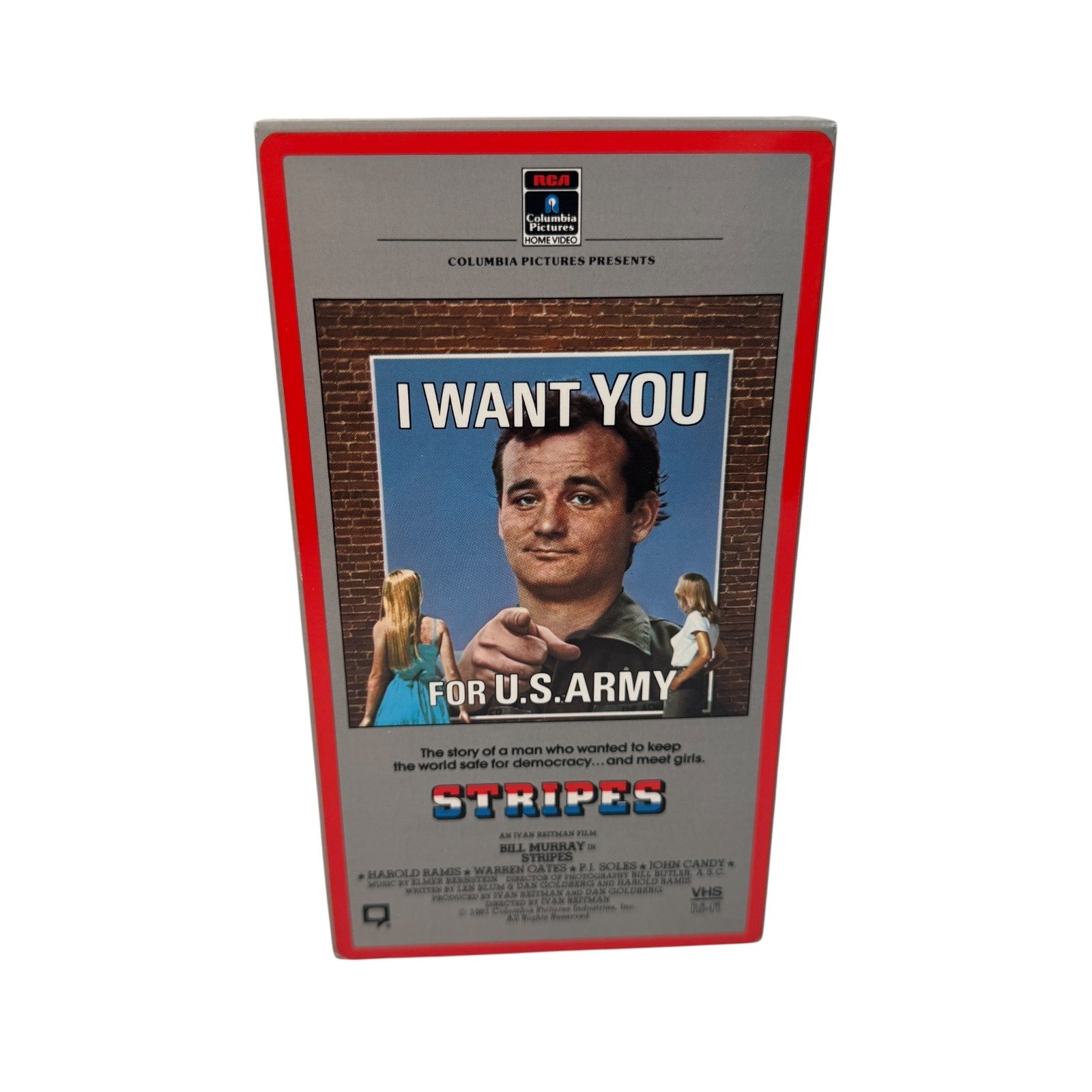 "STRIPES (1981)" RCA/Columbia Pictures VHS Tape (1985) starring Bill Murray