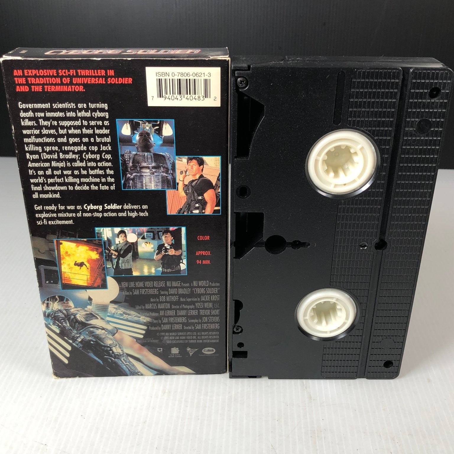 Cyborg Soldier VHS 1993 Sci-Fi Action Unrated New Line Home Video