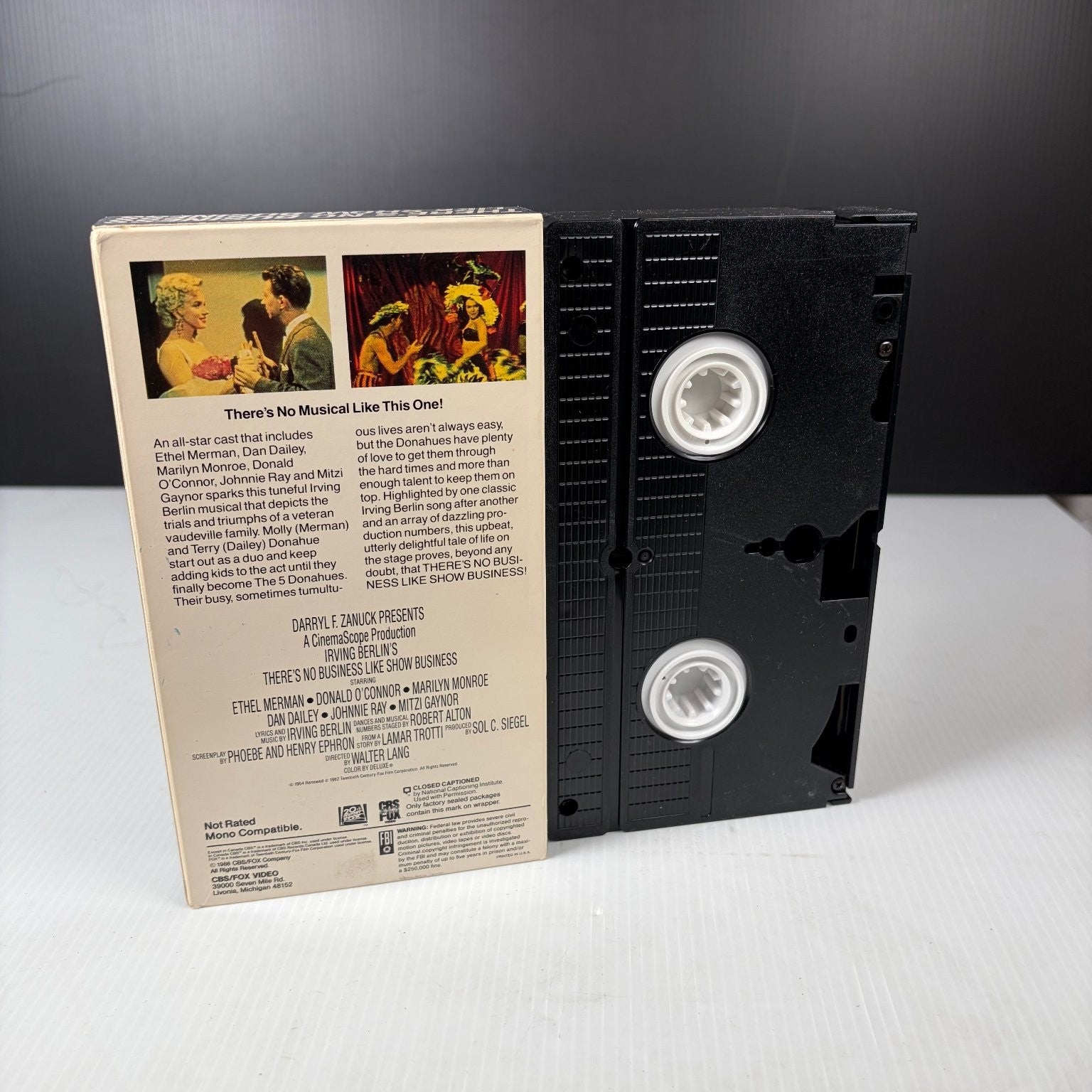 There's No Business Like Show Business VHS 1983 Musical CBS Fox Video