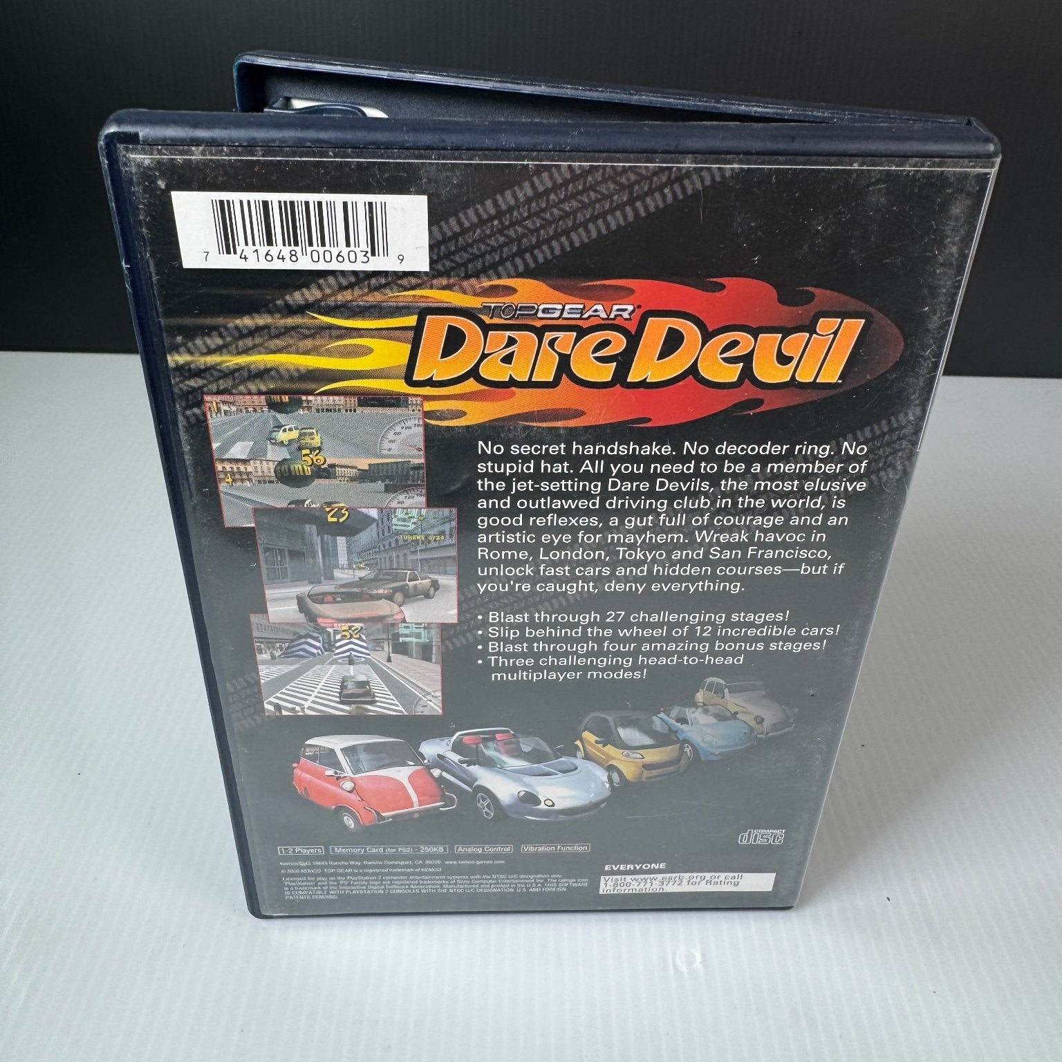 Top Gear Dare Devil PlayStation 2 Video Game Multiplayer Racing