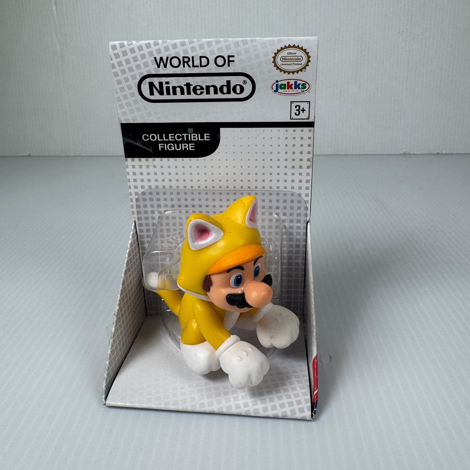 World of Nintendo Cat Mario Super Mario Collectible Figure 2.5" Jakks Pacific