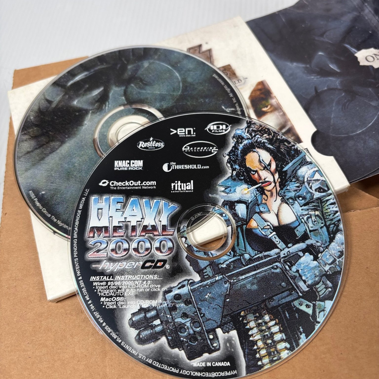 KISS Psycho Circus The Nightmare Child Big Box PC CD-ROM Game Action FPS