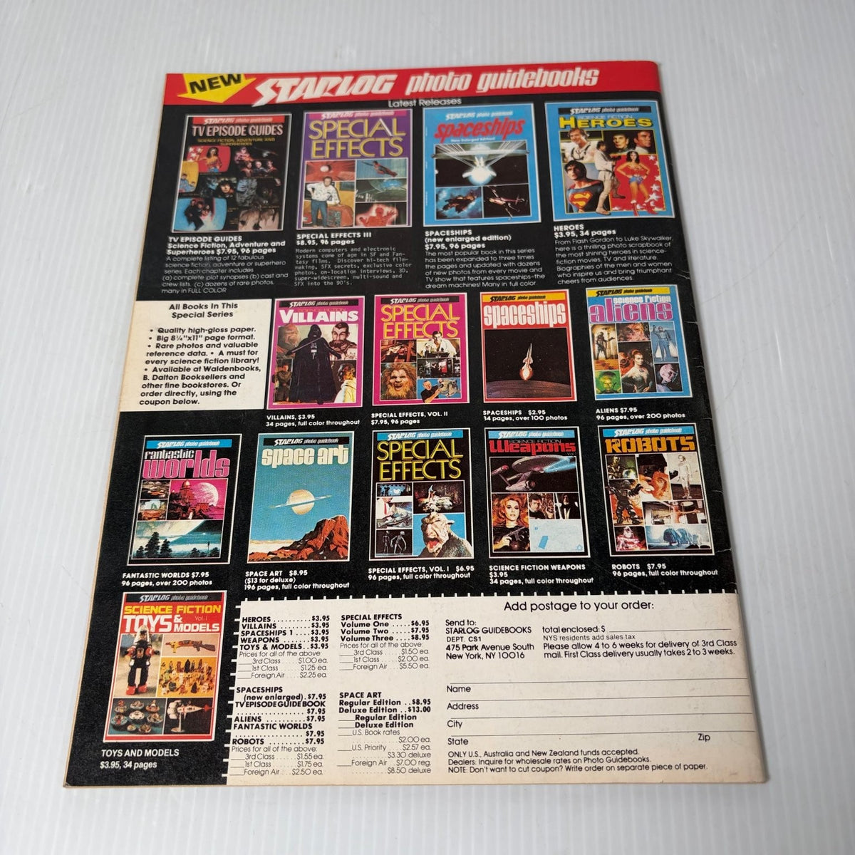 Comics Scene Premiere Issue #1 January 1982 Stan Lee Jim Shooter Marvel Magazine