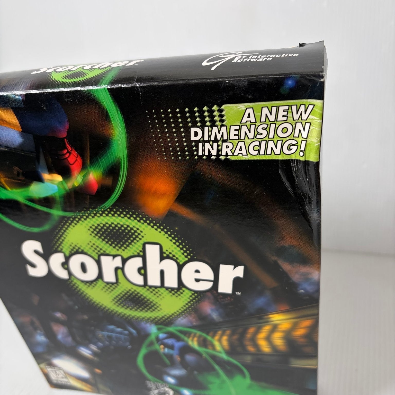 Scorcher Big Box PC Video Game Windows 95 DOS CD-ROM Racing Scavenger Complete