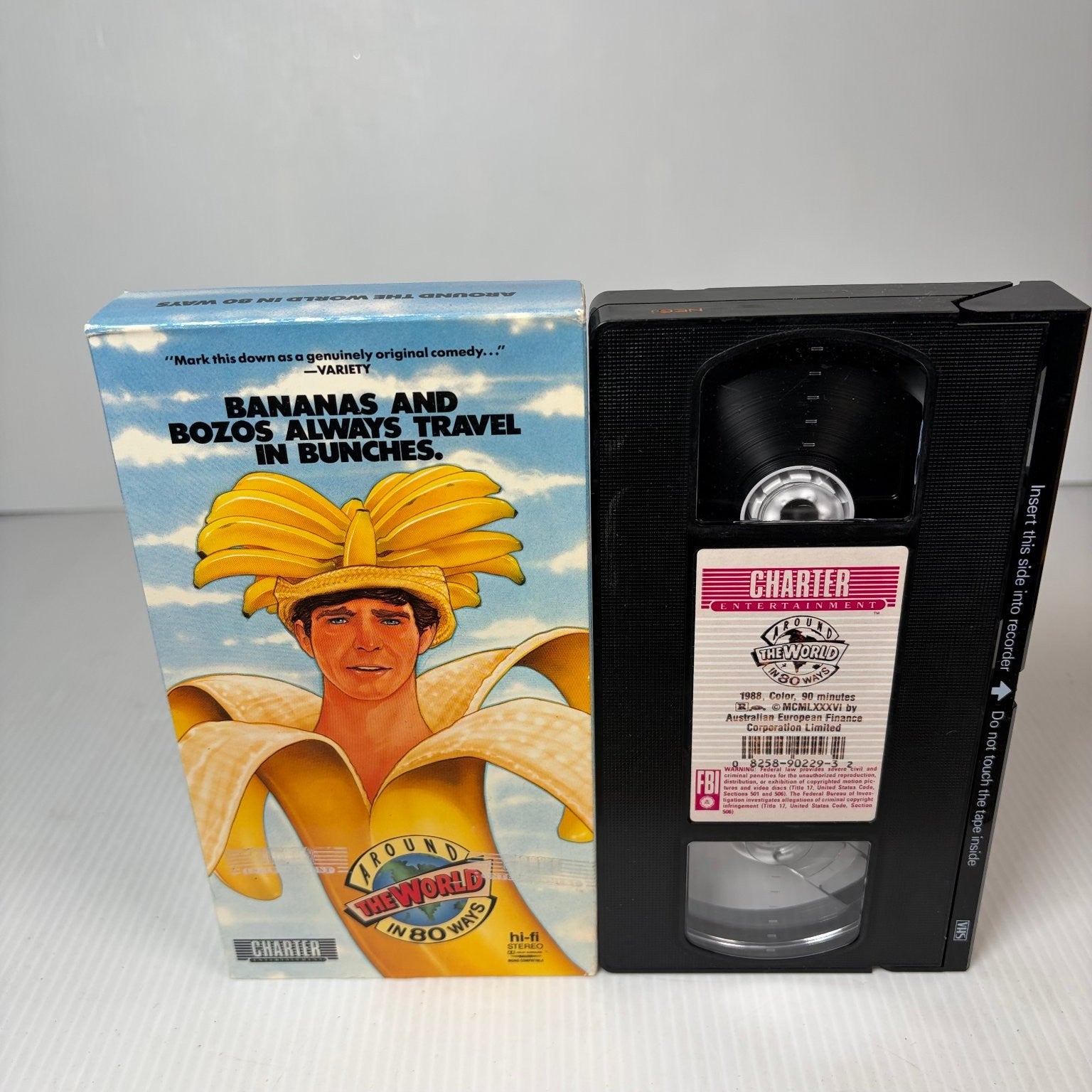 Around The World In 80 Ways VHS 1988 Rare Comedy Charter Entertainment