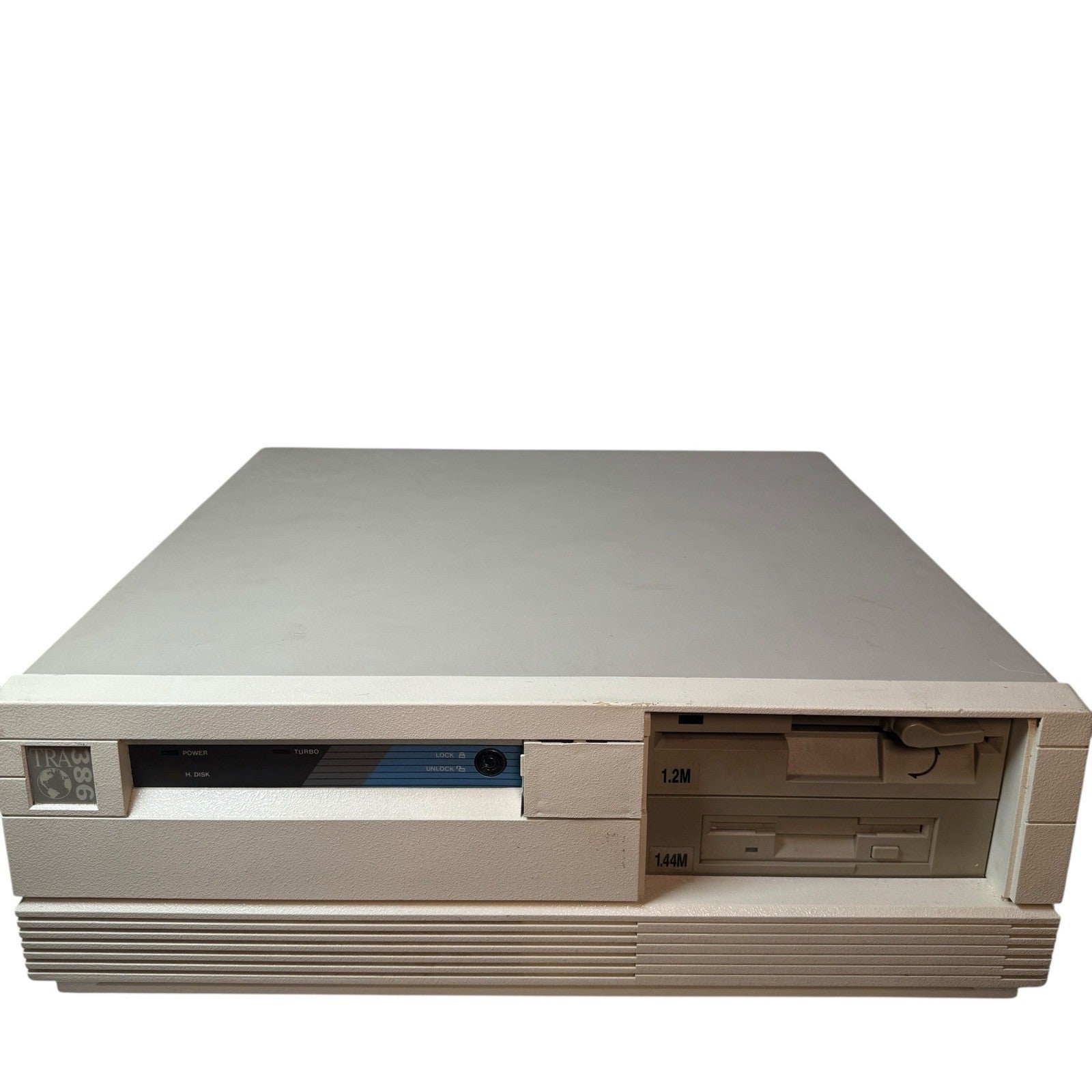 Vintage Parcorp TRA386 Everex 1992 Retro Computer 386 AT Clone Desktop PC As Is