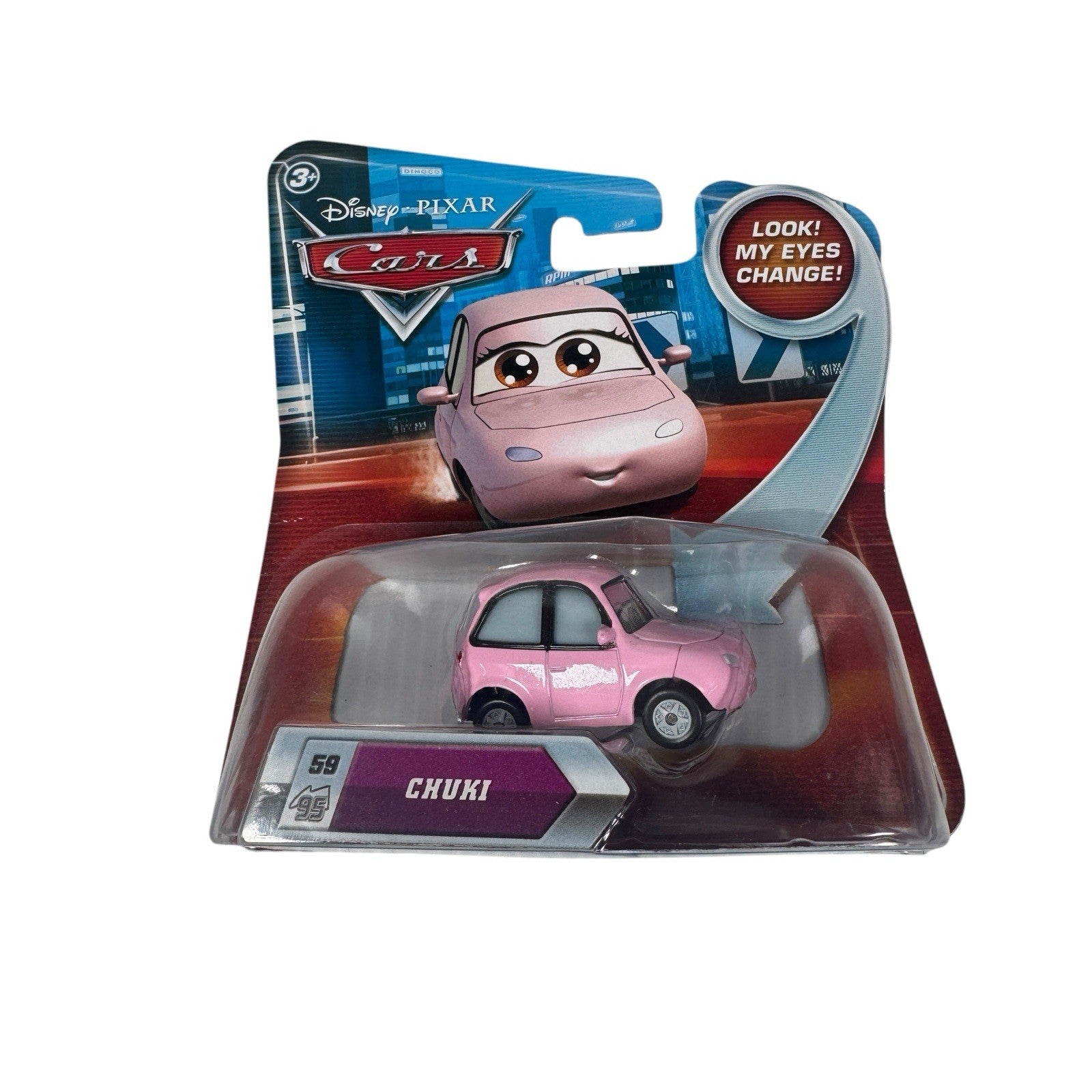 Disney Pixar Cars - CHUKI LENTICULAR My Eyes Change - 1:55 Diecast