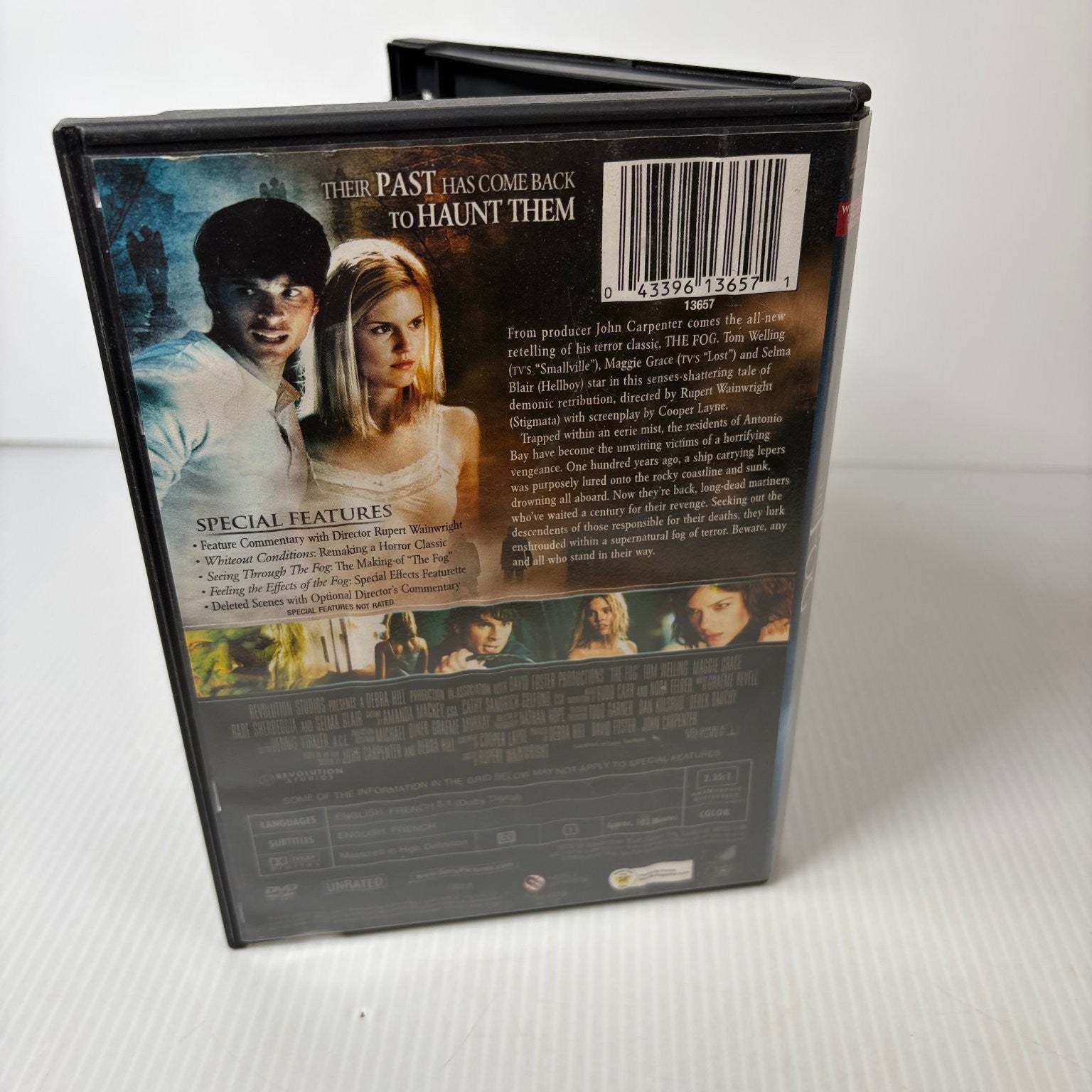 The Fog DVD 2005 Widescreen Unrated Version Tom Welling Special Features