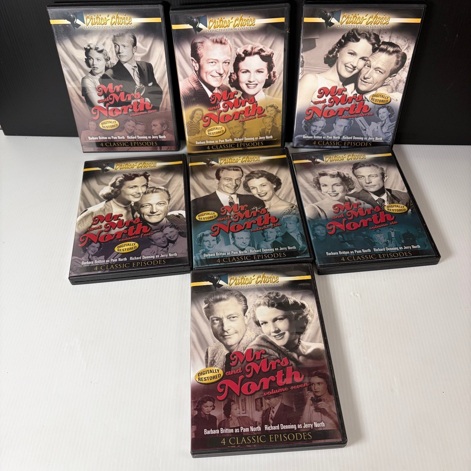 Mr. and Mrs. North DVD 2004 Digitally Restored Volumes 1-7 Barbara Britton