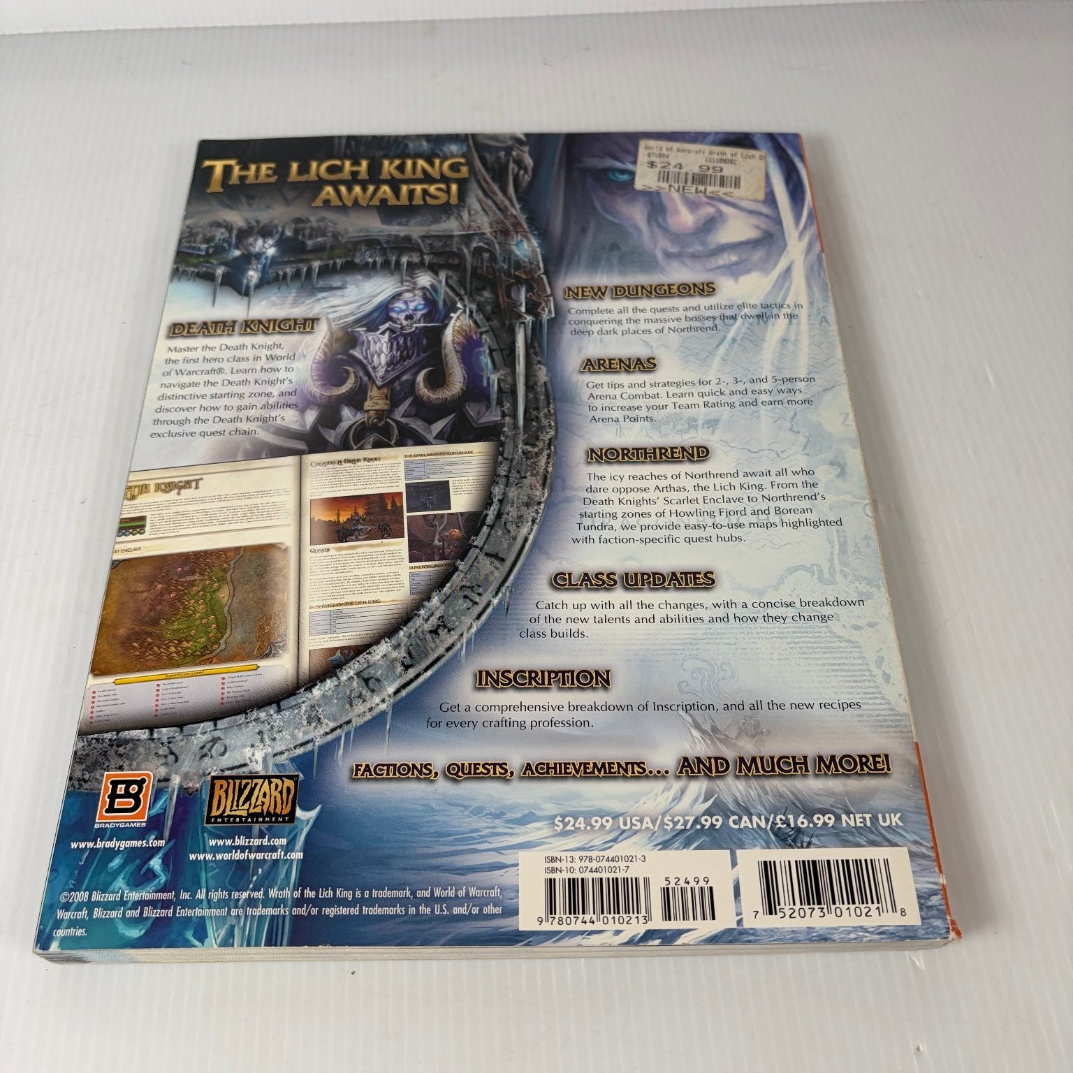 World of Warcraft Wrath of the Lich King PC Mac Official Strategy Guide