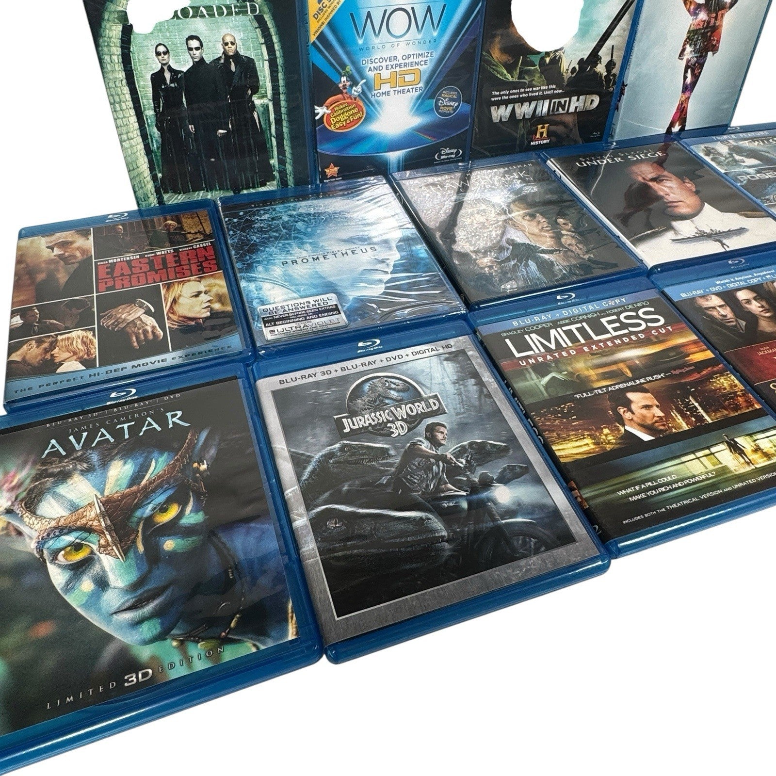 Lot of 14 Action Movie & Documentary Blu Rays Avatar, Prometheus & More
