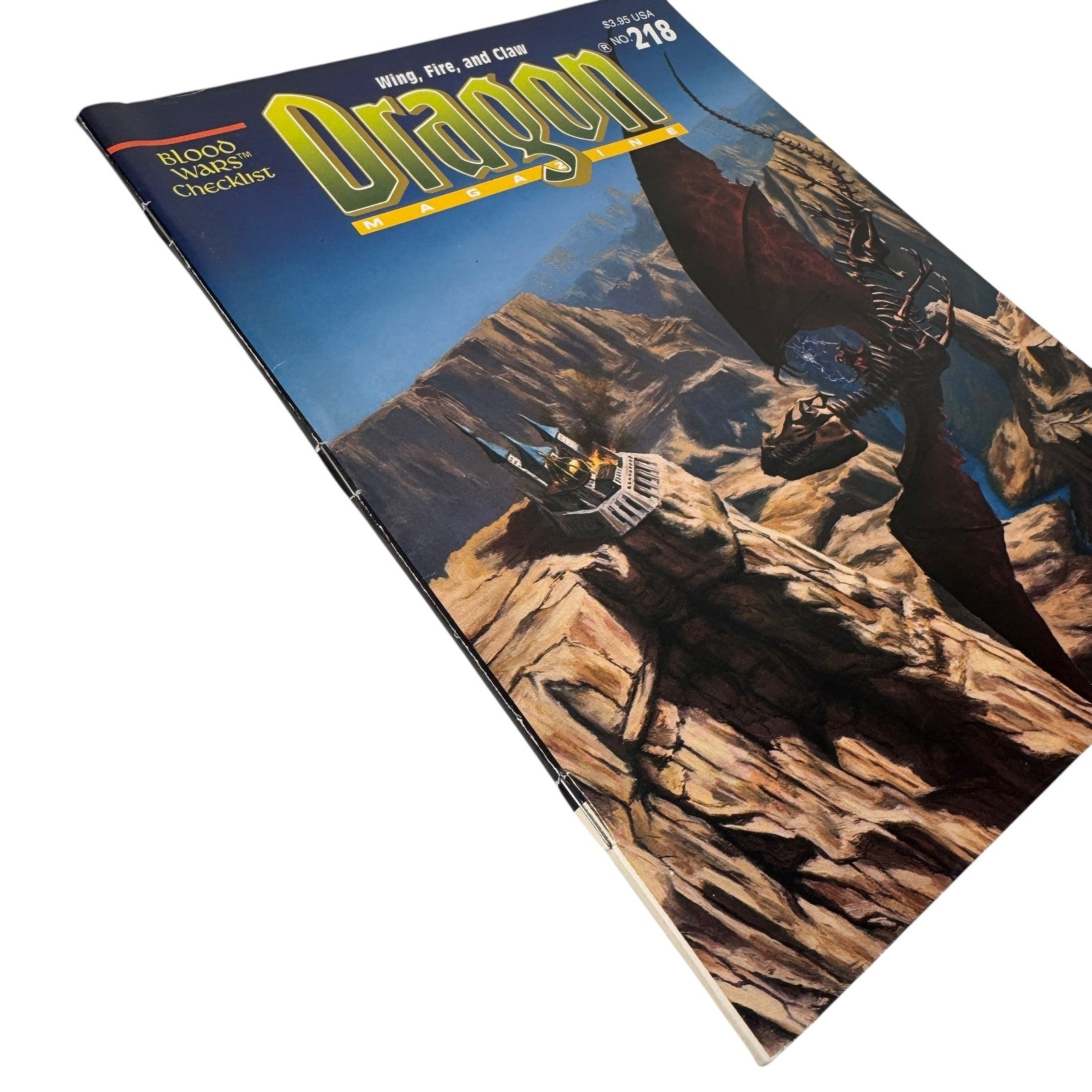 Vintage Dragon Magazine Issue 218 June 1995 Dungeons & Dragons Fantasy RPG TSR