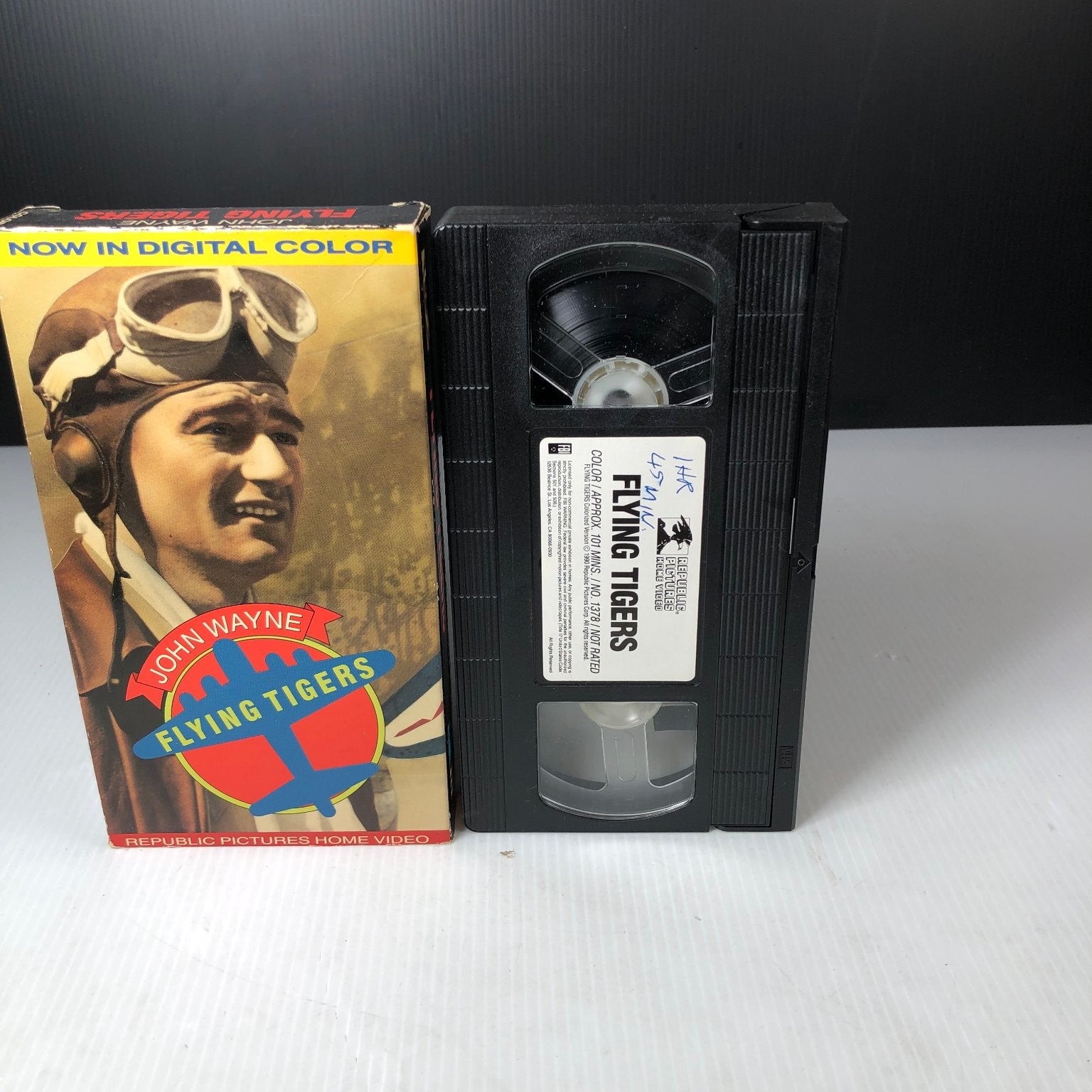Flying Tigers VHS 1942 War Action Classic John Wayne Republic Pictures