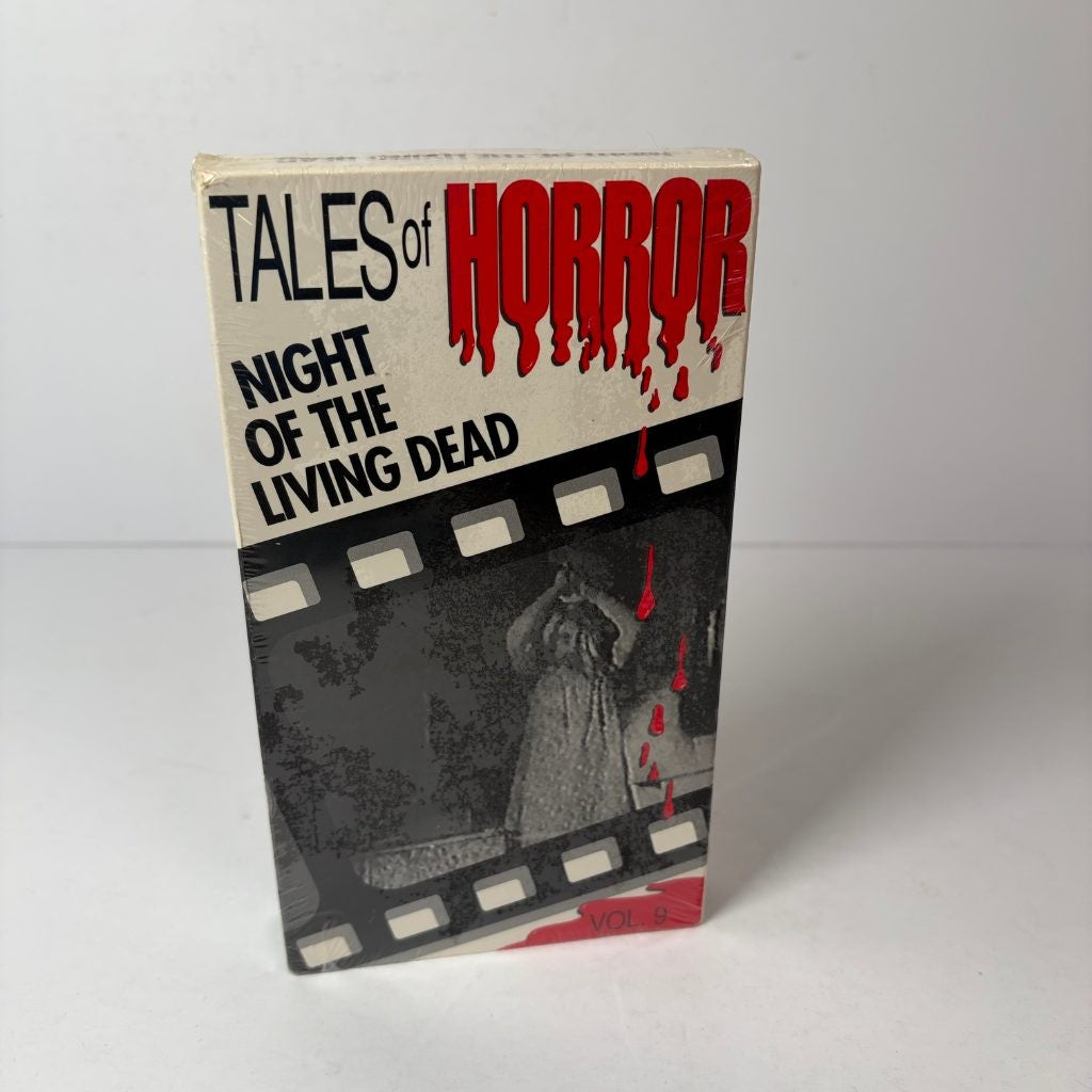 Night of the Living Dead VHS Tales of Horror Vol 9 Goldstar Romero Zombie Sealed