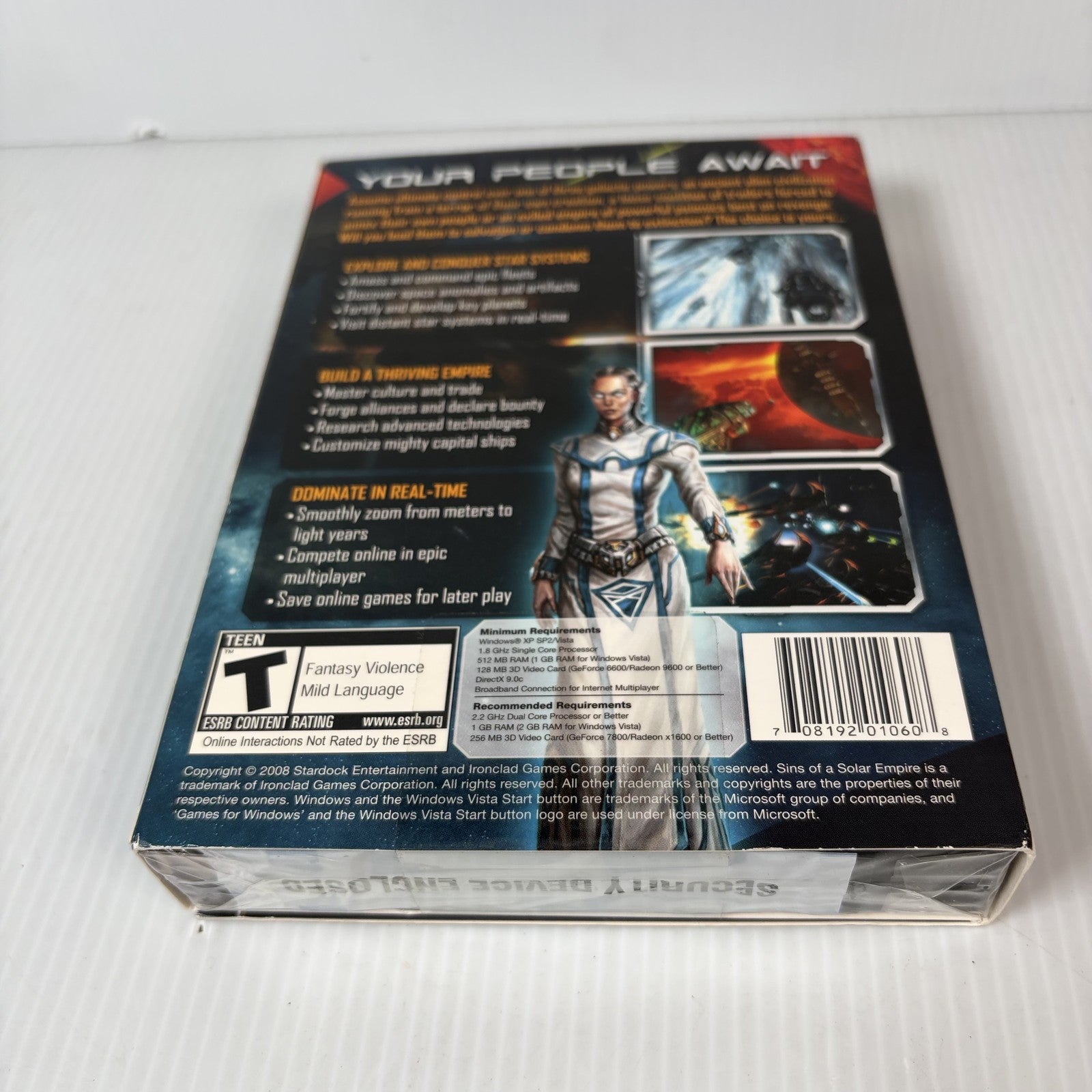 Sins of a Solar Empire PC DVD Game for Windows - Real-Time Strategy
