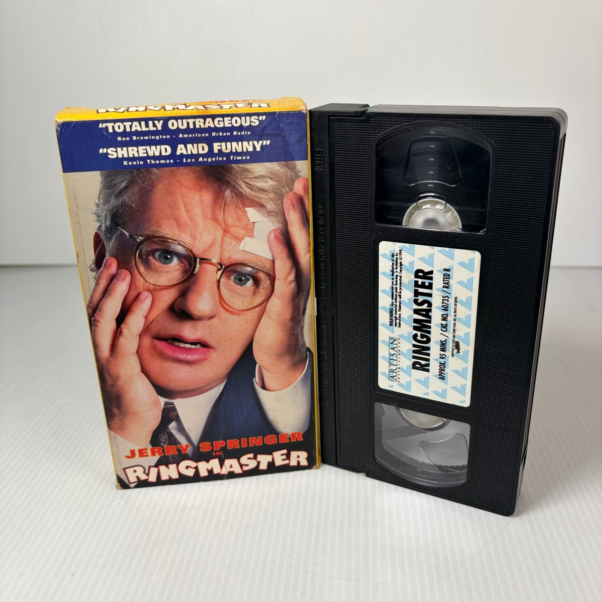 Ringmaster VHS 1998 Comedy Jerry Springer Jaime Pressly Artisan Entertainment