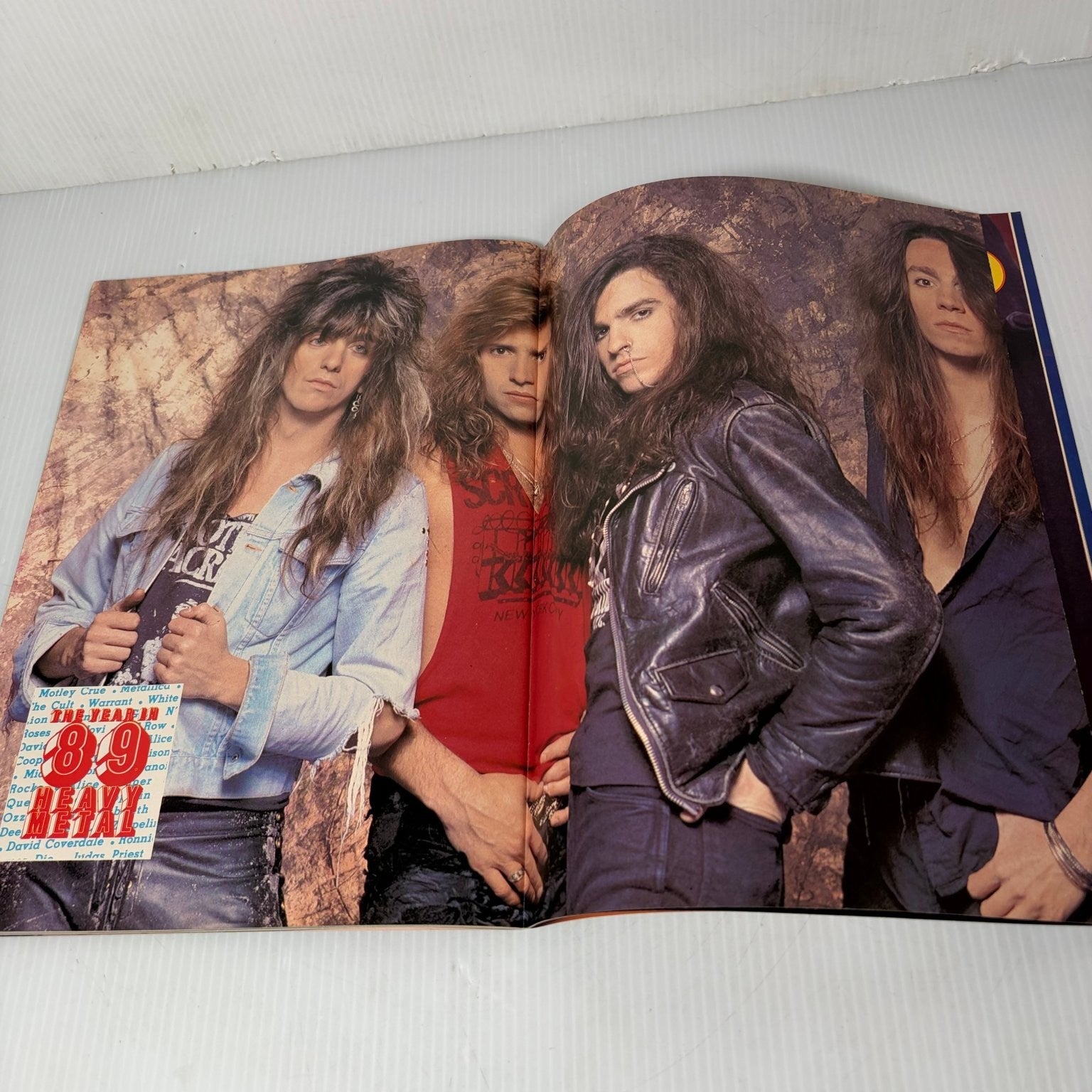 Faces Rocks Magazine The Year In 89 Heavy Metal Special Edition w/ All Posters