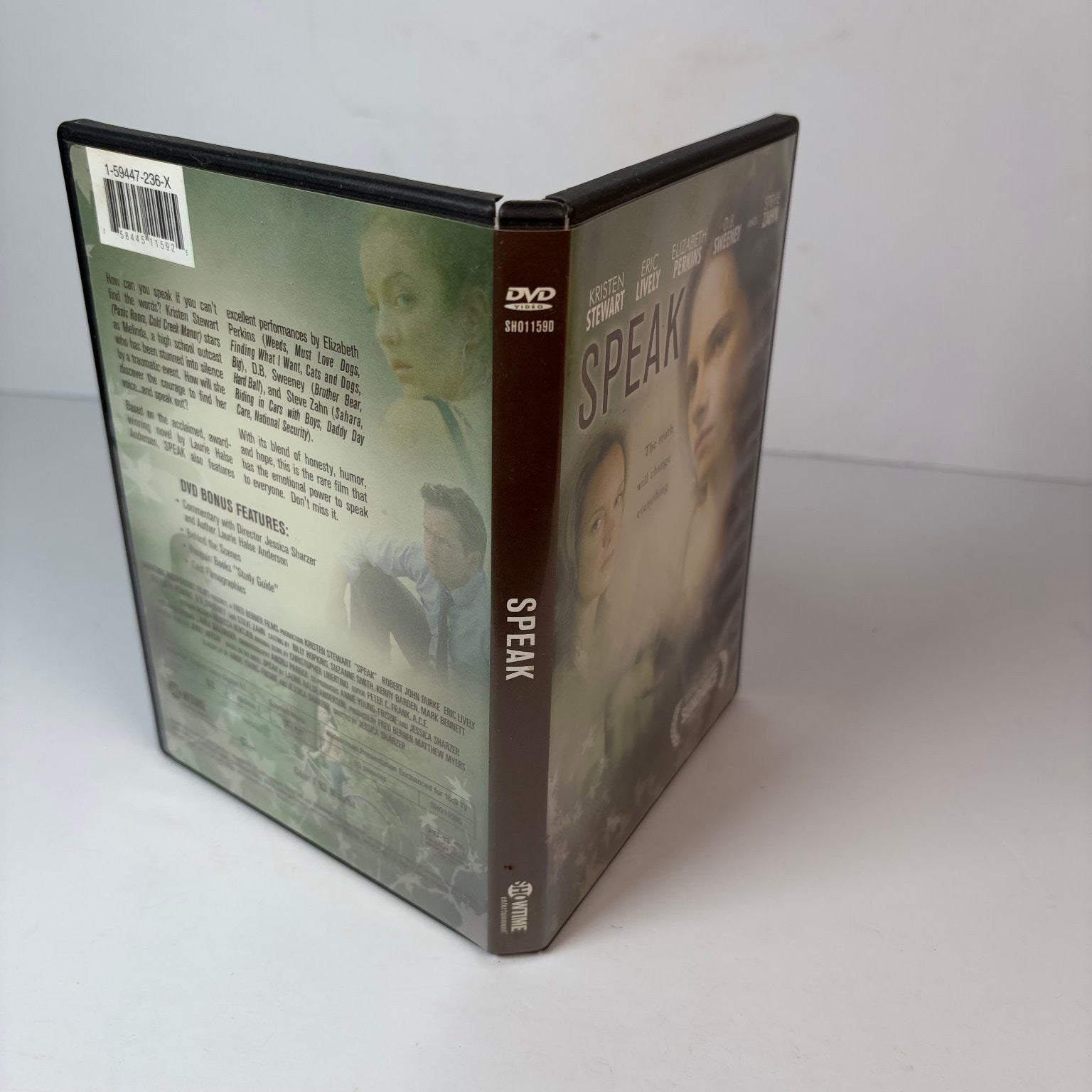 Speak DVD (2005) Kristen Stewart, Elizabeth Perkins, Steve Zahn Sundance Film