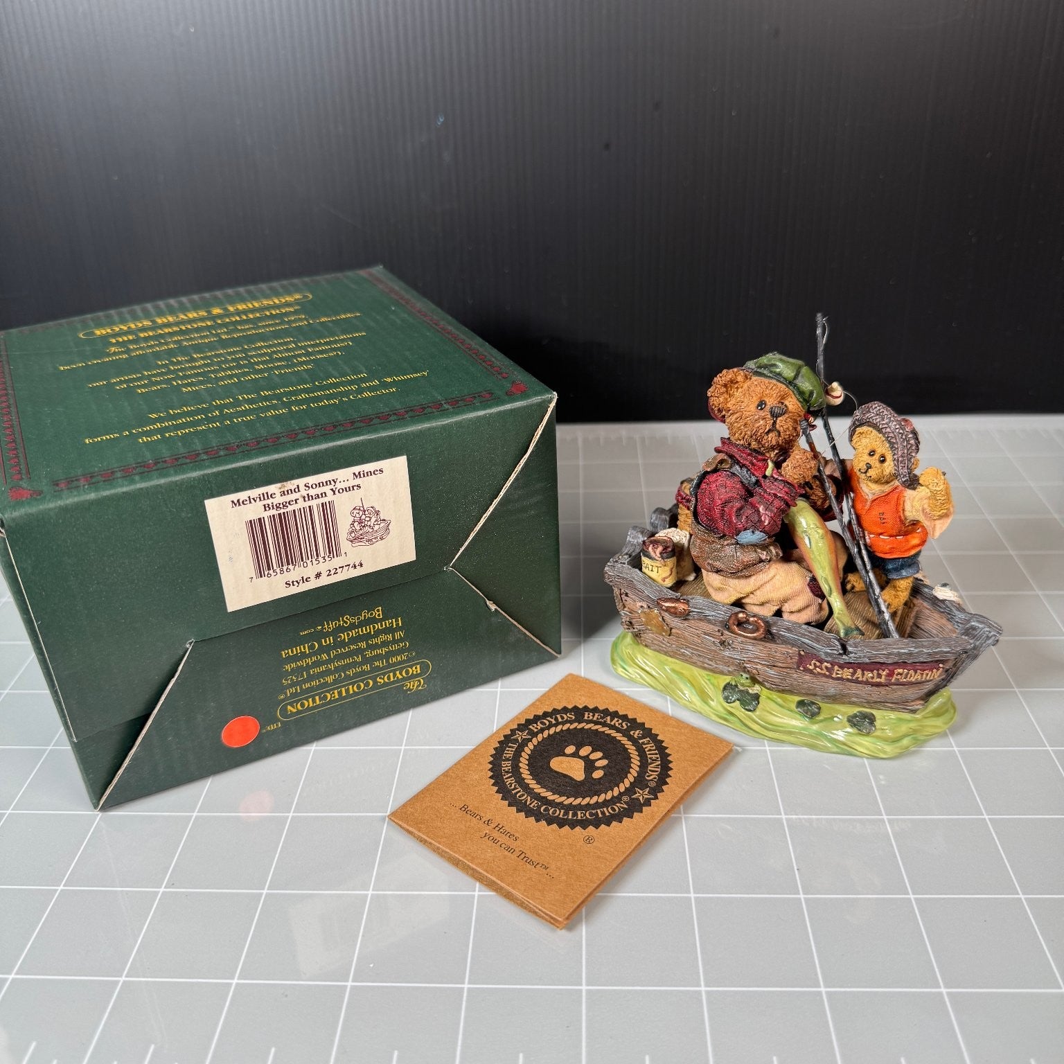 Melville and Sonny Boyds Bears Bearstone Collection Statue Style 227744