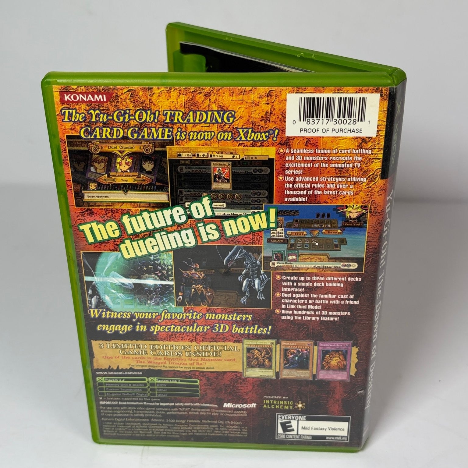 Yu-Gi-Oh! The Dawn of Destiny Microsoft Xbox Original Complete with Manual