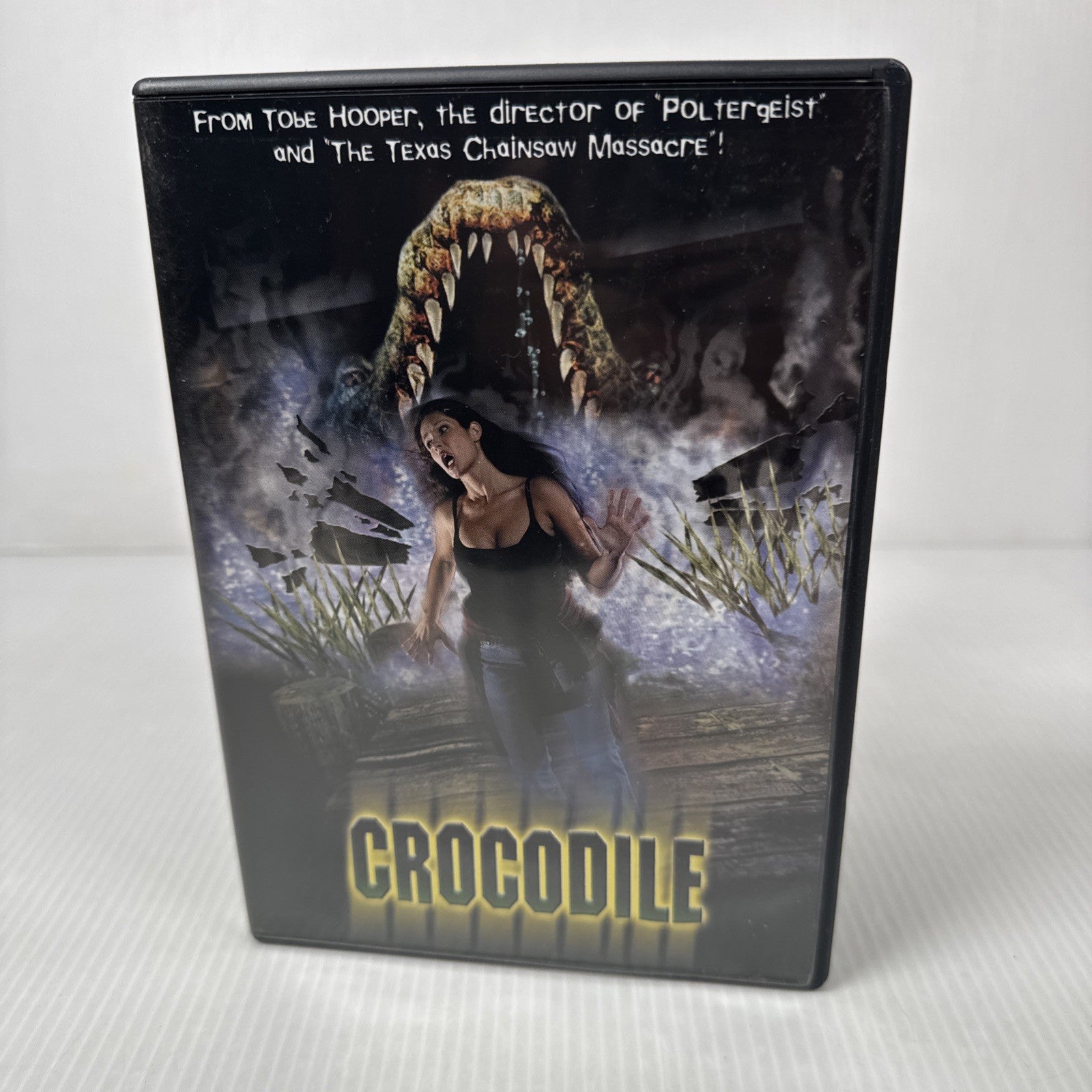 Crocodile (DVD, 2000) Tobe Hooper Horror Mark McLaughlin Caitlin Martin RARE OOP
