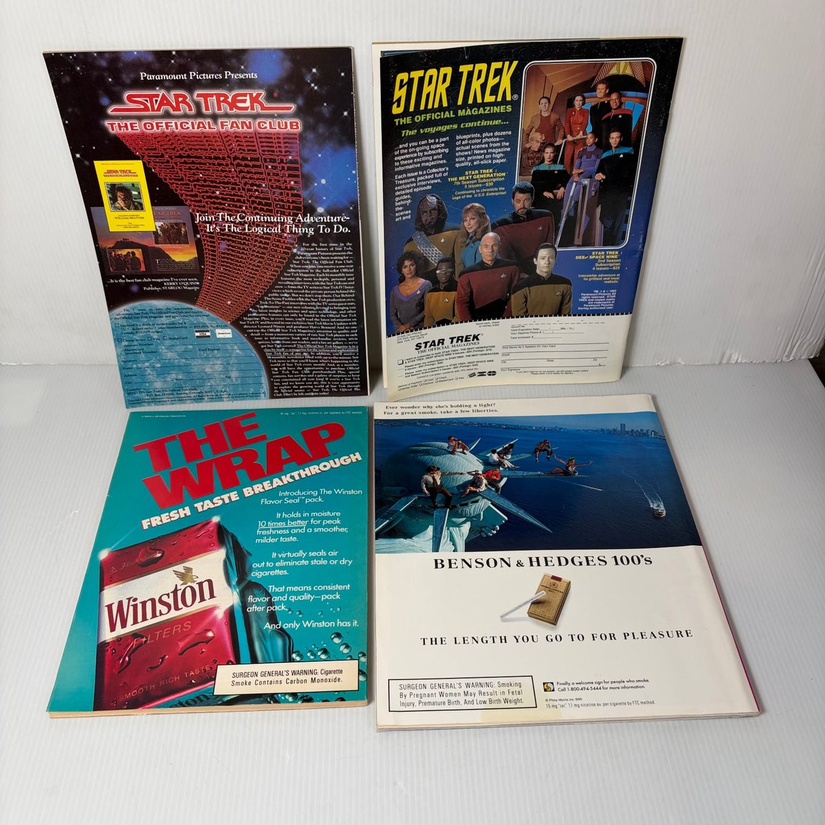 Star Trek Magazine Lot 9 Issues Sci-Fi TV Guide Starlog 30th Anniversary