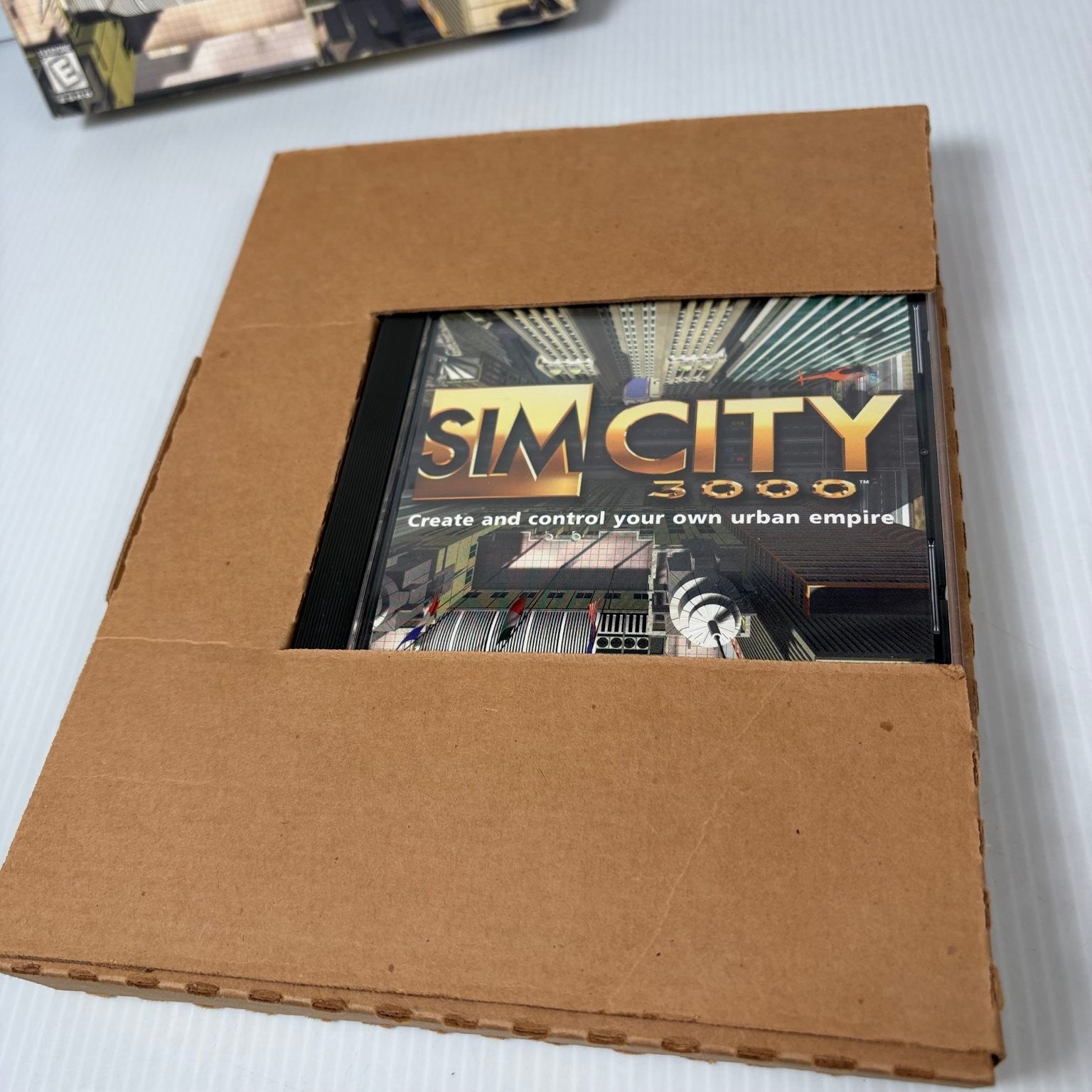 SimCity 3000 Big Box PC CD-ROM Video Game Maxis Simulation City Builder Complete