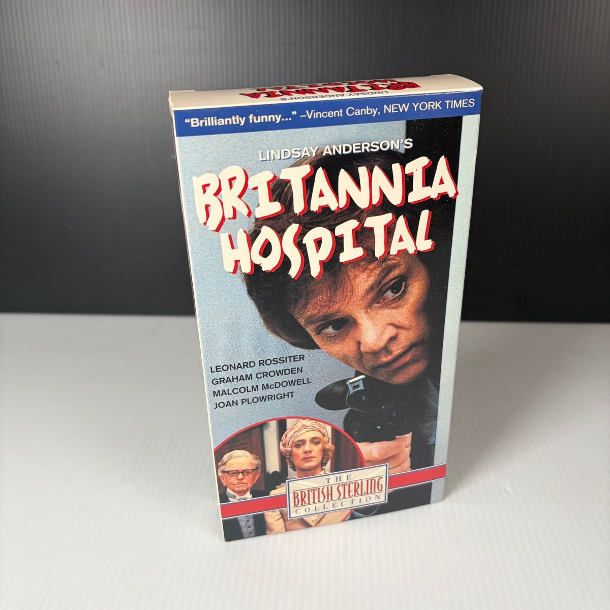 Britannia Hospital VHS 1982 Black Comedy Original Release Republic Pictures