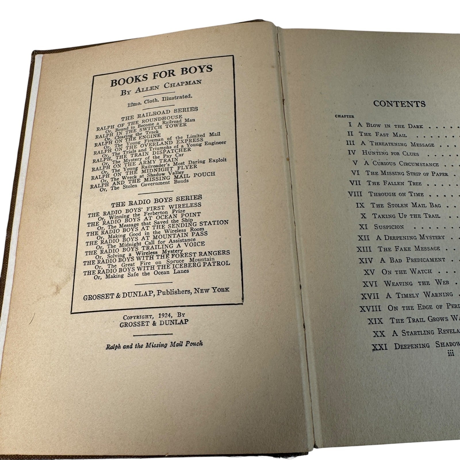 Pre-War 1920s Hardcover Boys Adventure Book Lot Some 1st Prints Sunny boy & More