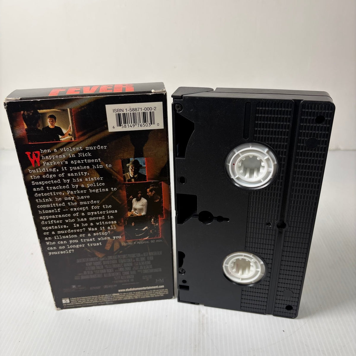 Fever VHS 1999 Mystery Thriller Studio S Entertainment Alex Winter Film